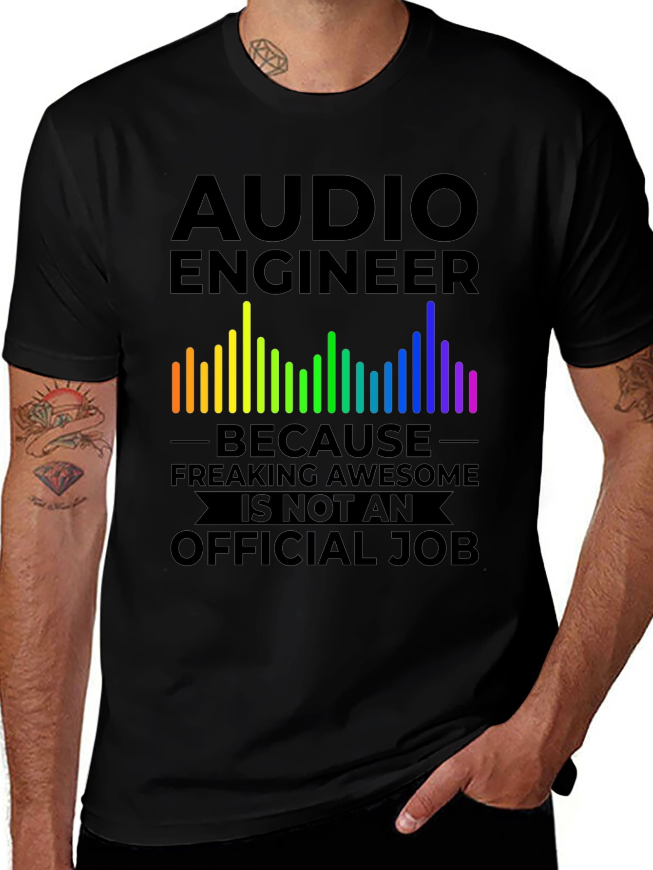 Variant 5 of Audio Engineer T-Shirt - Freaking Awesome Job!