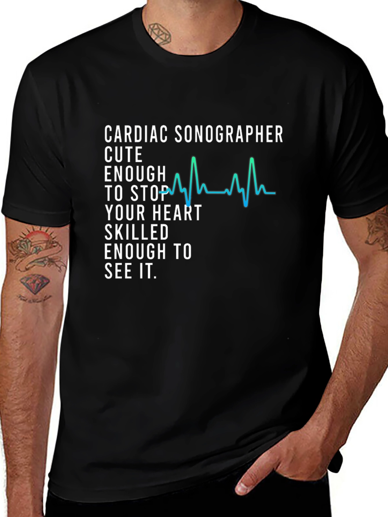 Cardiac Sonographer Novelty Tee