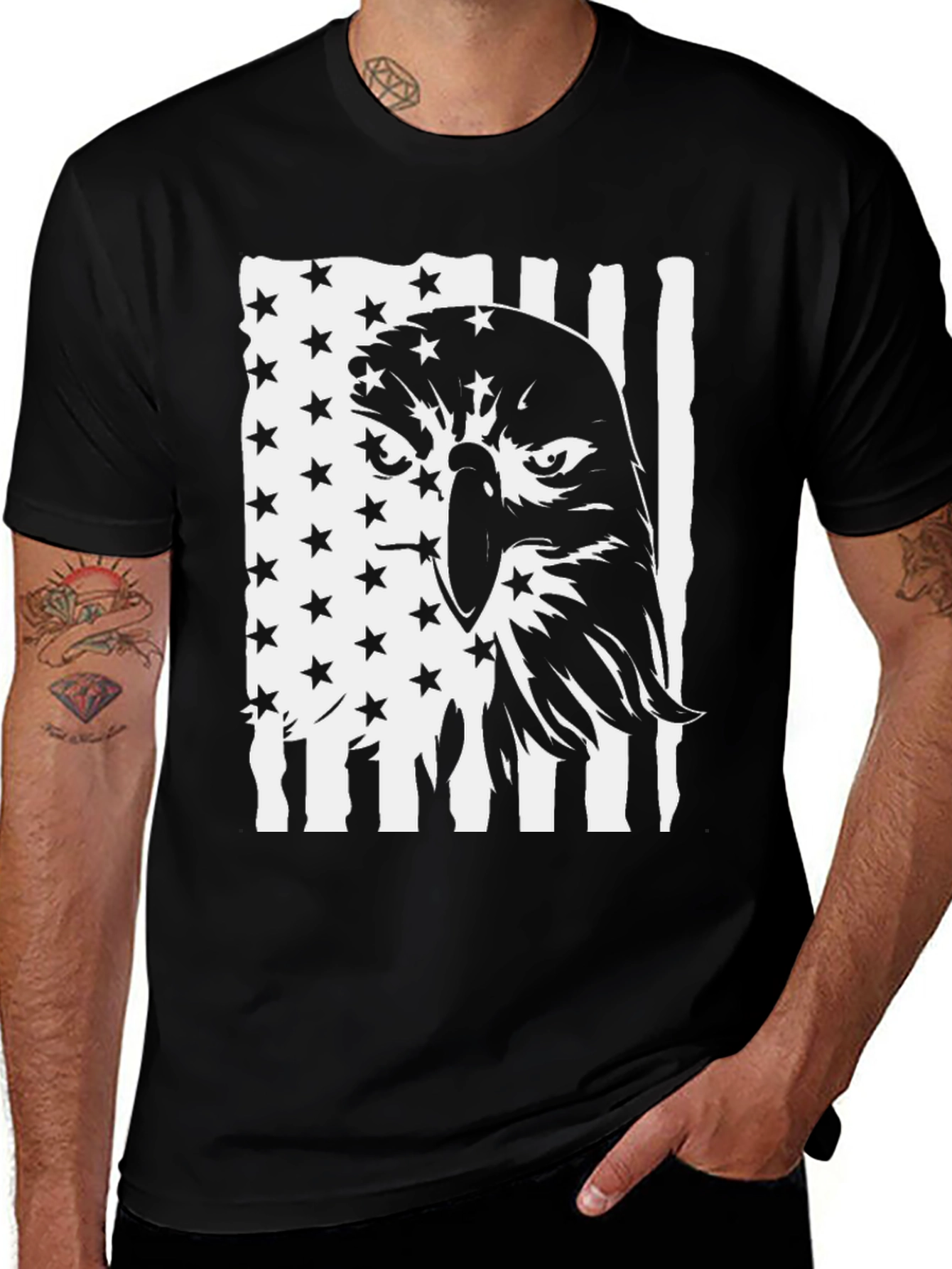 Variant 16 of American Eagle Flag Graphic T-Shirt