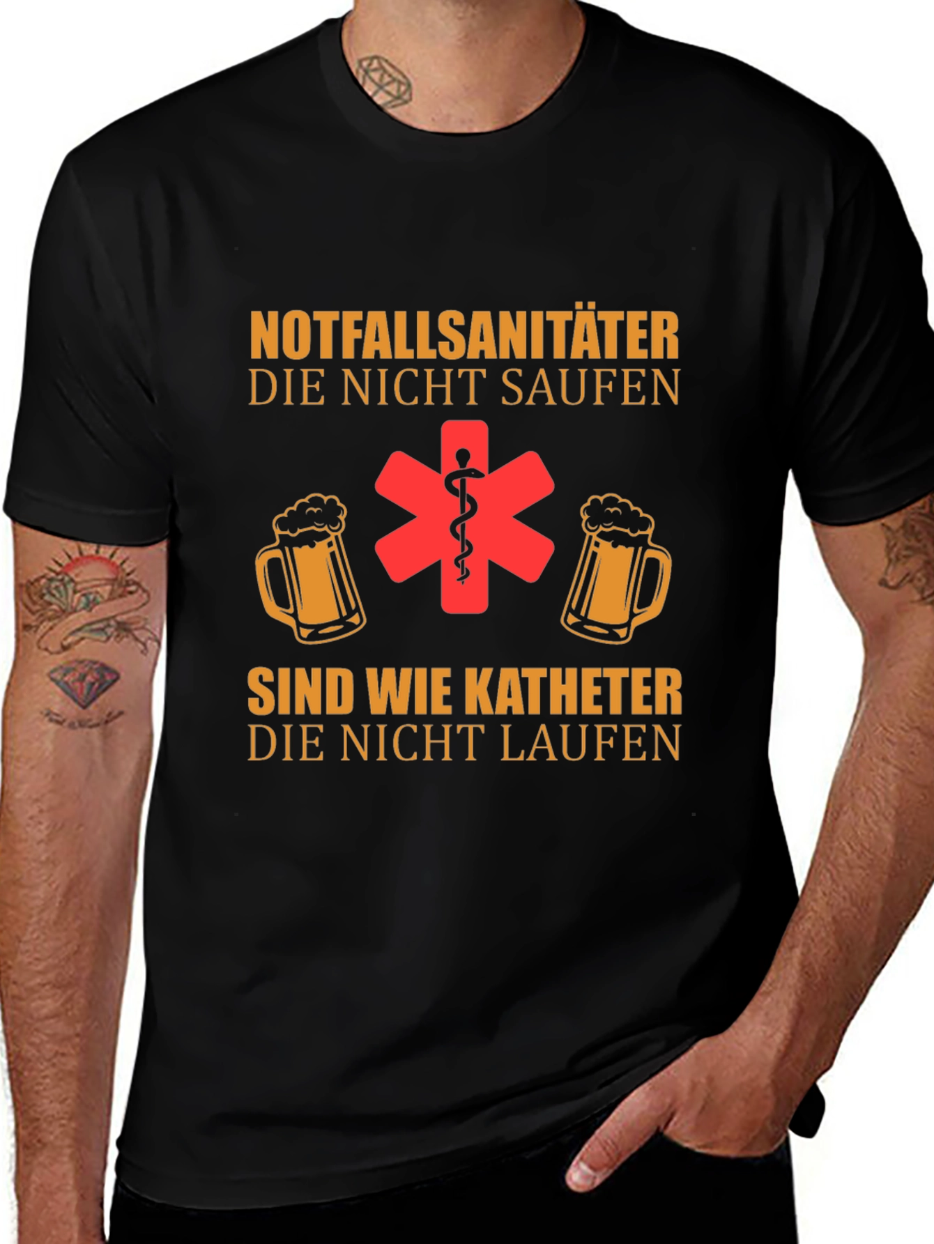 Variant 10 of Emergency Services Paramedic Beer T-Shirt
