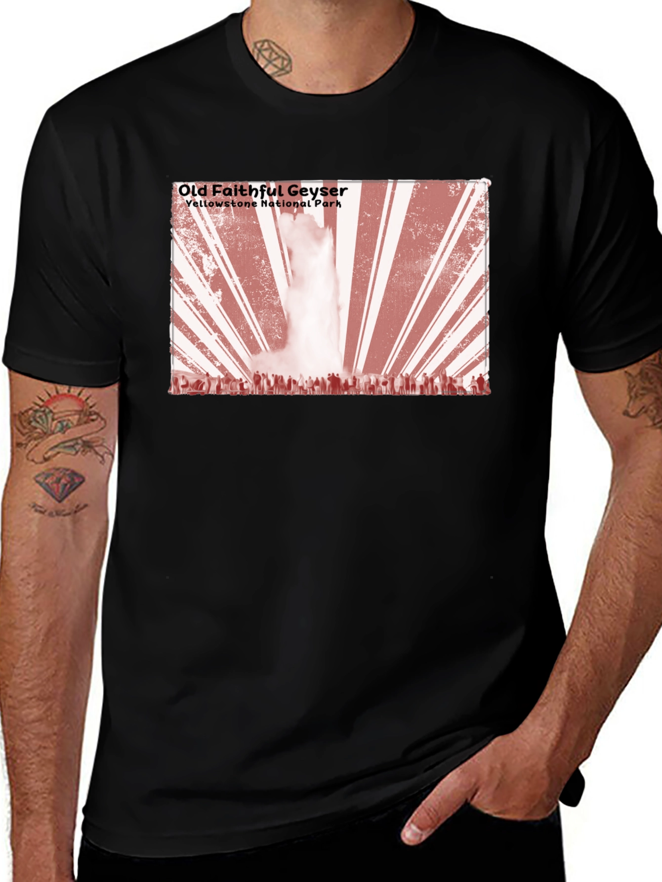 Variant 24 of Old Faithful Geyser Tee