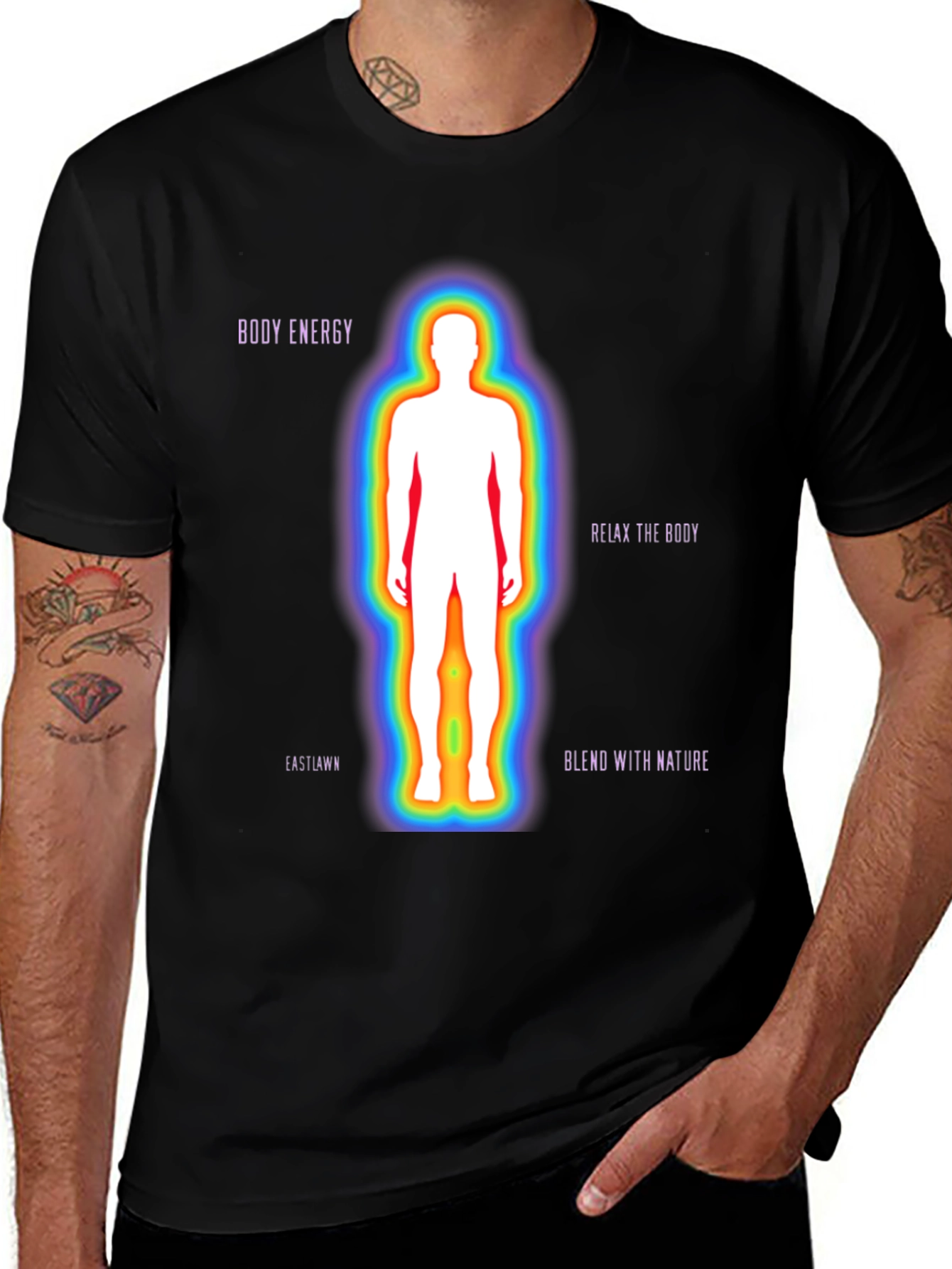 Body Energy T-Shirt - Relax & Blend with Nature