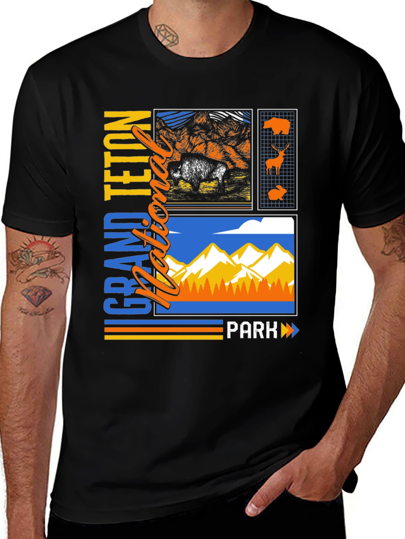 Variant 25 of Grand Teton National Park Graphic Tee