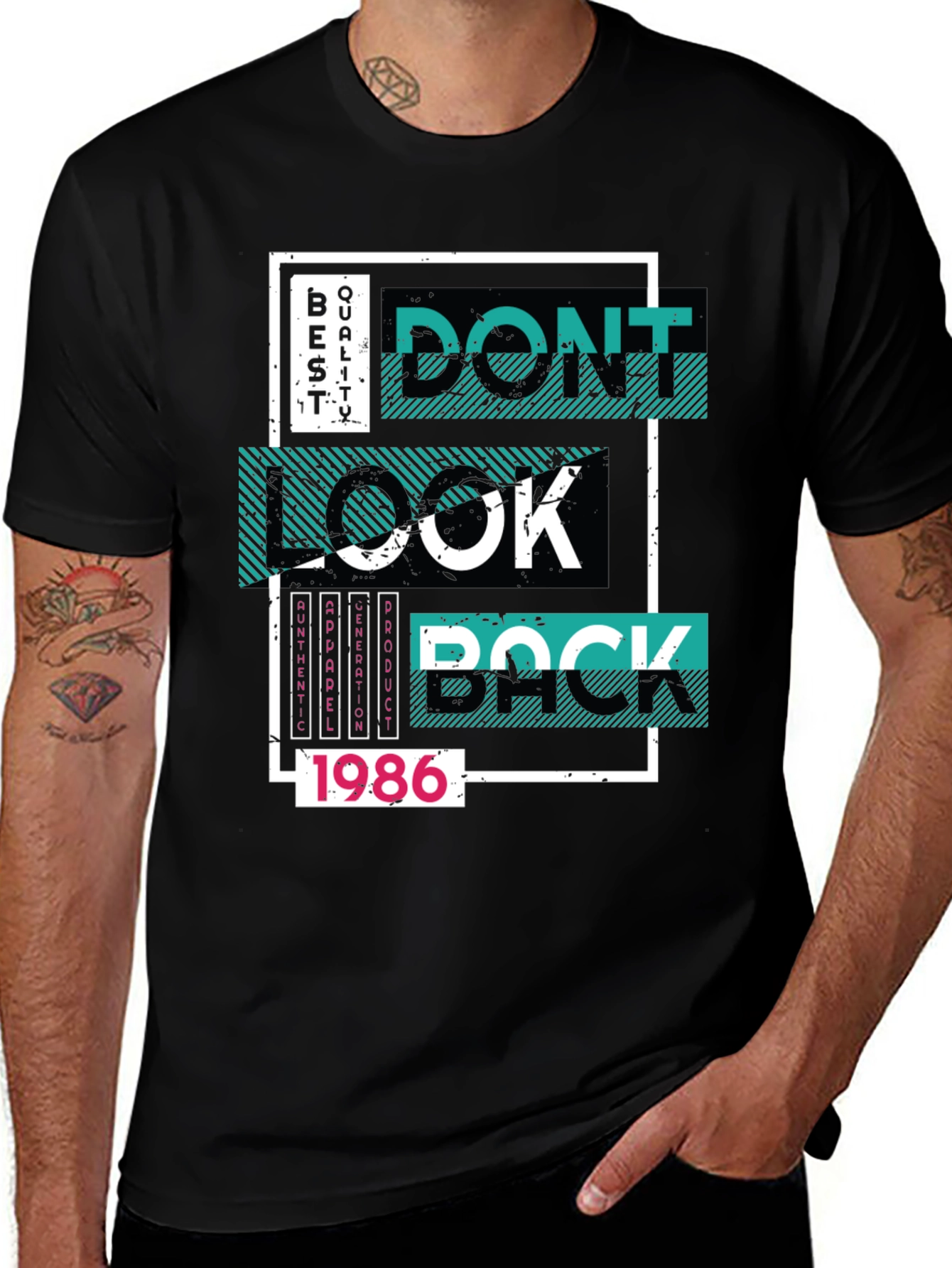 Variant 28 of Don't Look Back 1986 Graphic T-Shirt