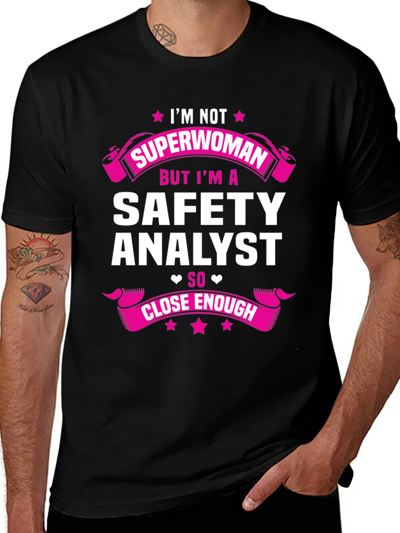 Variant 29 of Safety Analyst Superwoman Graphic Tee