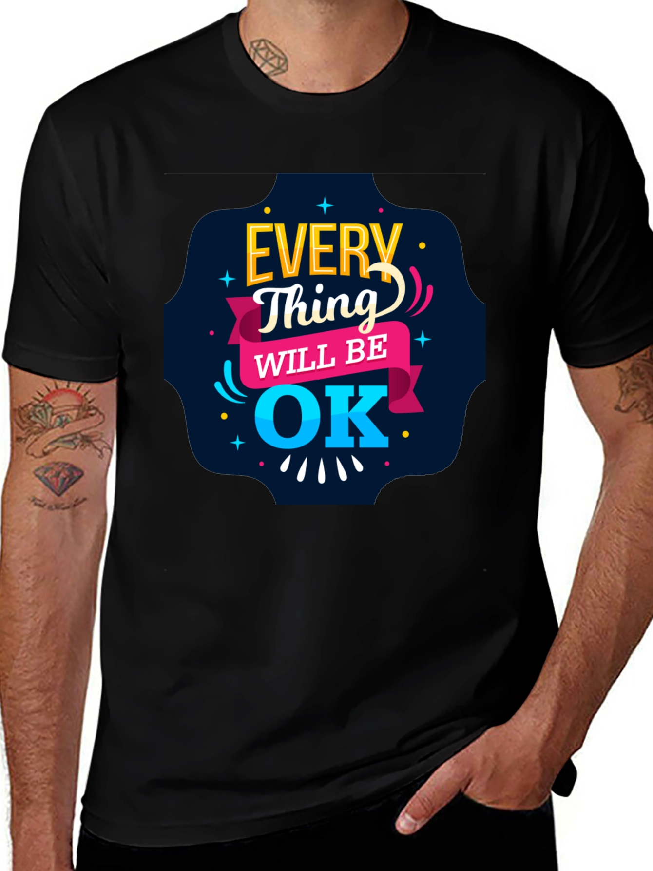 Variant 14 of Everything Will Be OK Graphic Tee