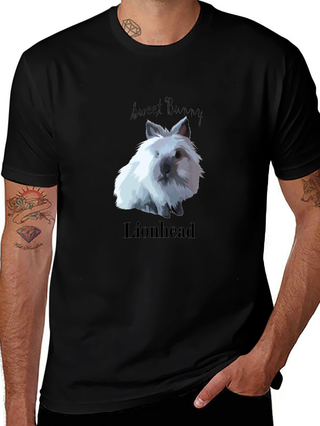 Variant 10 of Sweet Lionhead Bunny T-Shirt