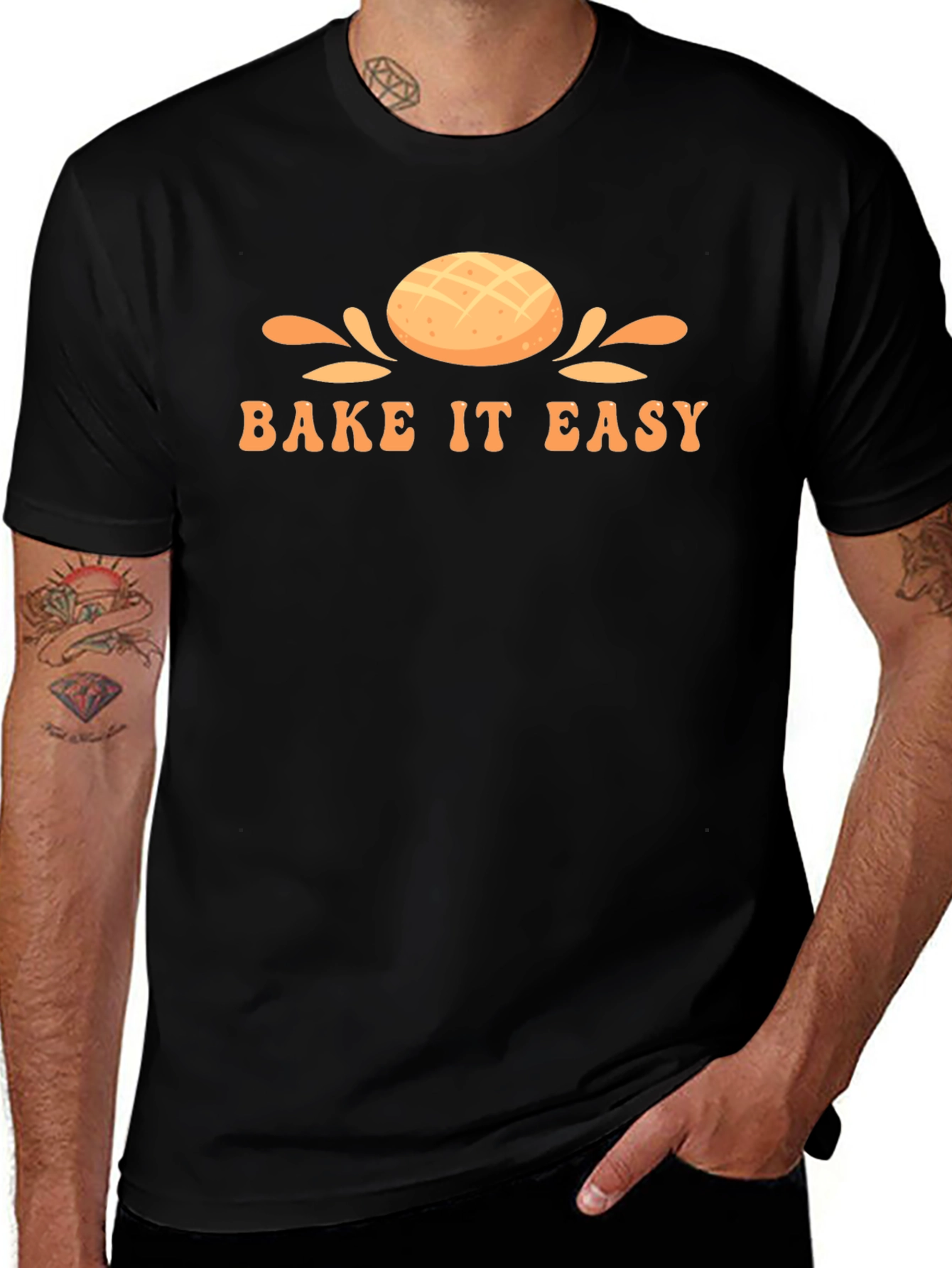 Variant 14 of Bake It Easy Graphic Tee -  Baker's Humor