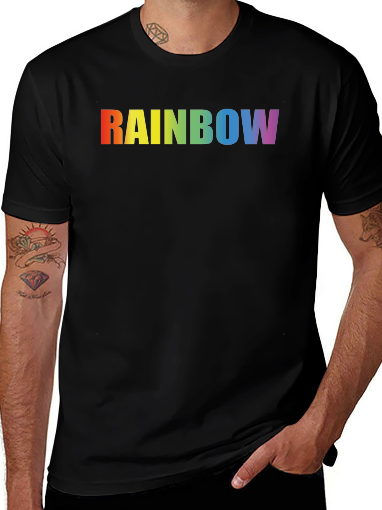Variant 10 of Rainbow Pride T-Shirt - Bold LGBTQ+ Tee