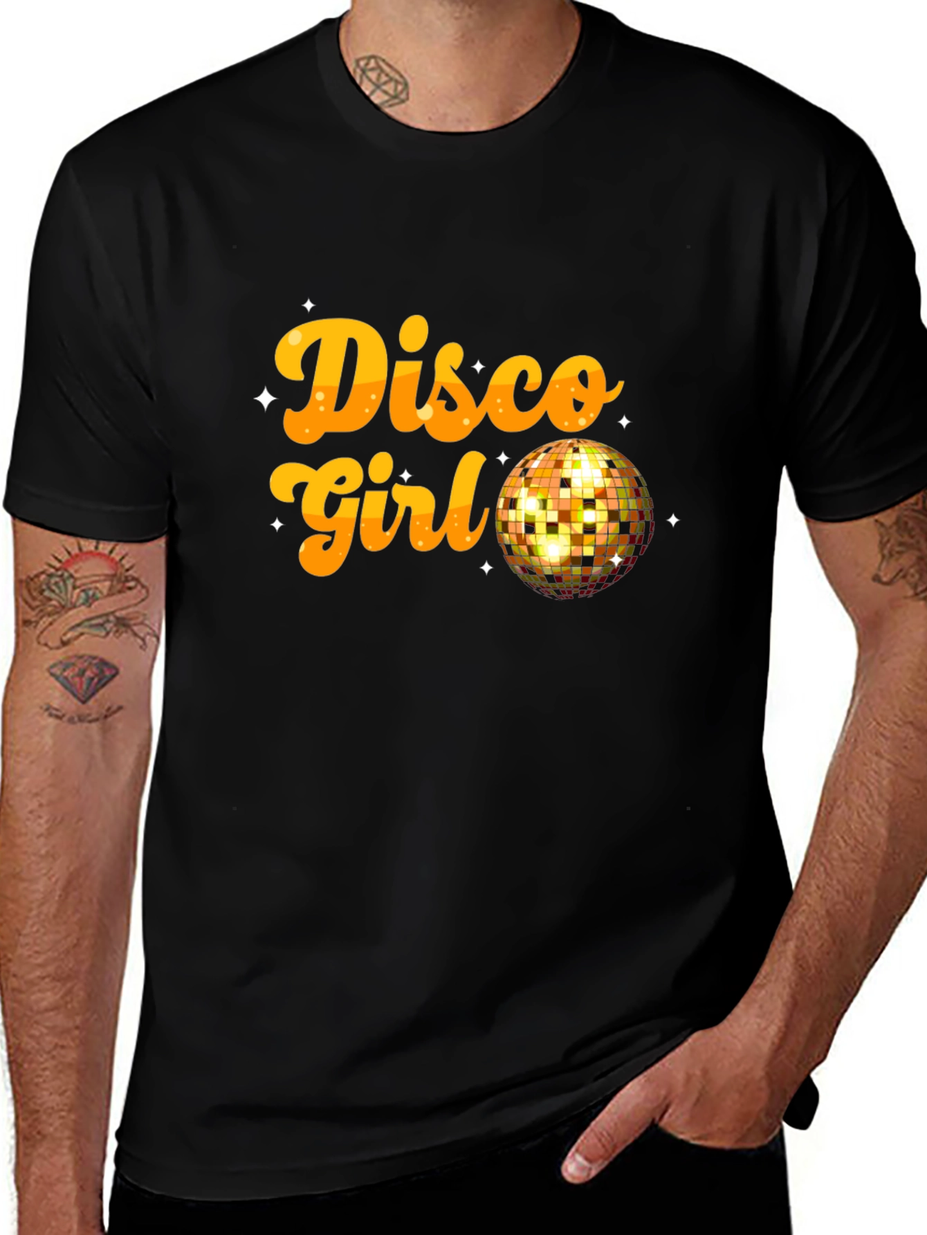 Variant 28 of Disco Girl T-Shirt - Retro Style