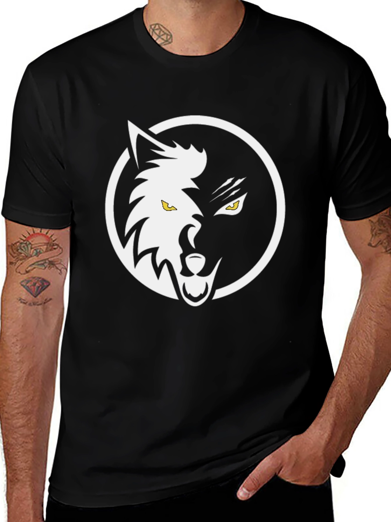 Variant 26 of Wolf Graphic T-Shirt - Bold Design