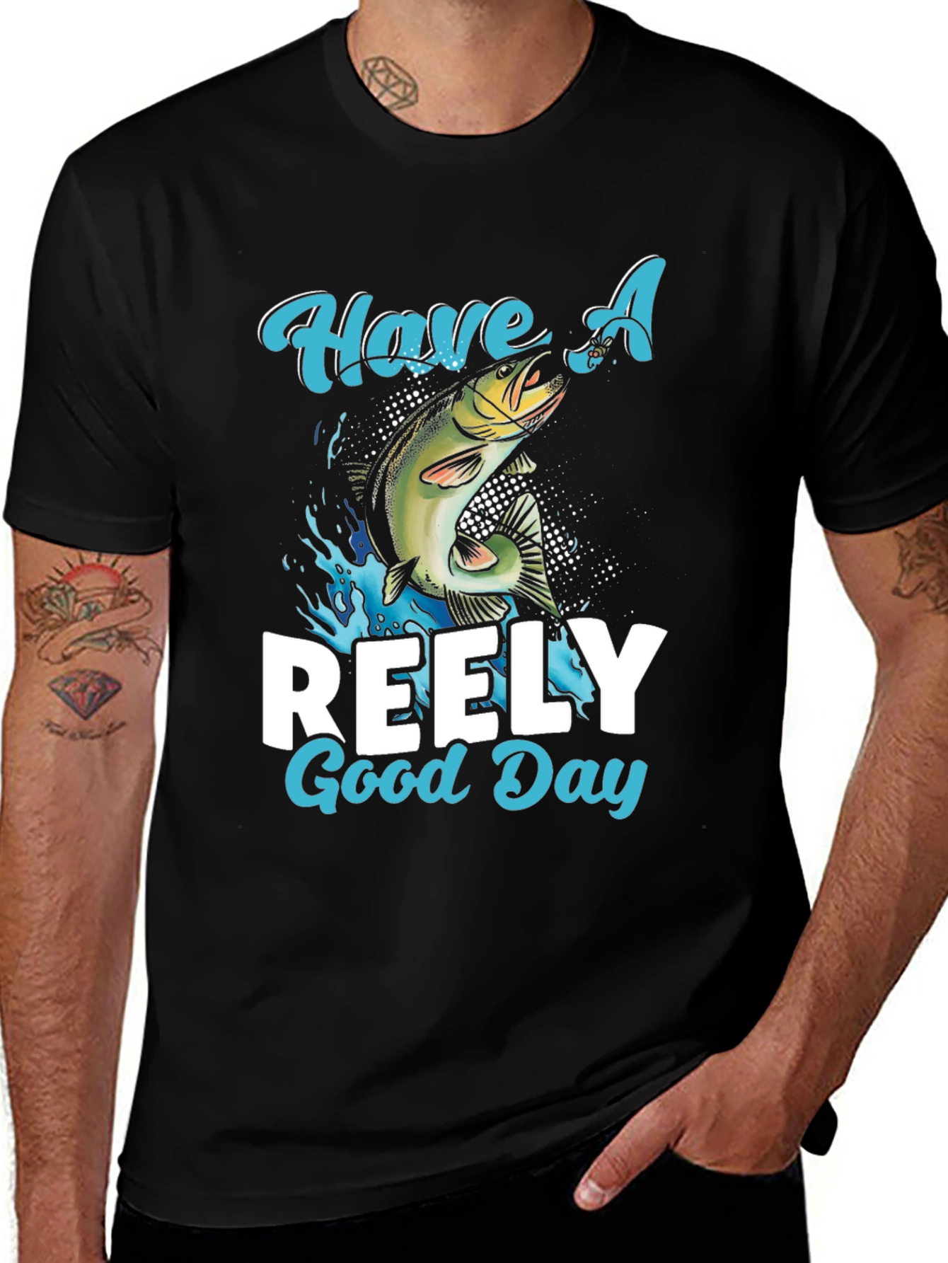 Variant 22 of Have A Reely Good Day Fishing T-Shirt