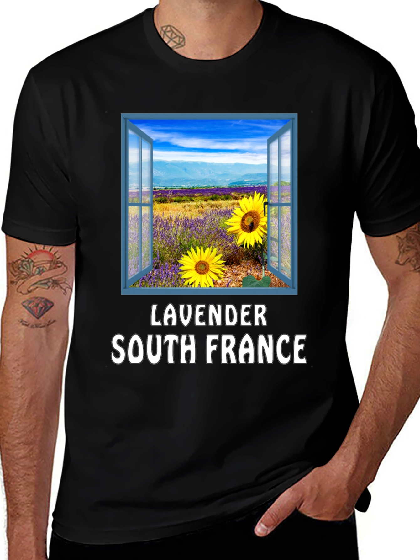 Lavender Fields South France T-Shirt