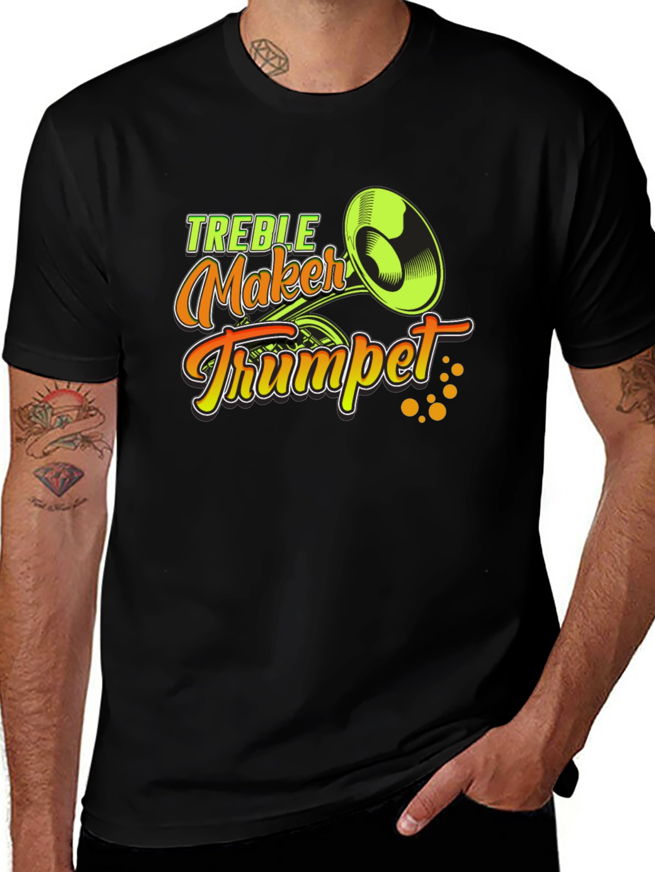 Variant 12 of Treble Maker Trumpet T-Shirt - Music Lover Tee