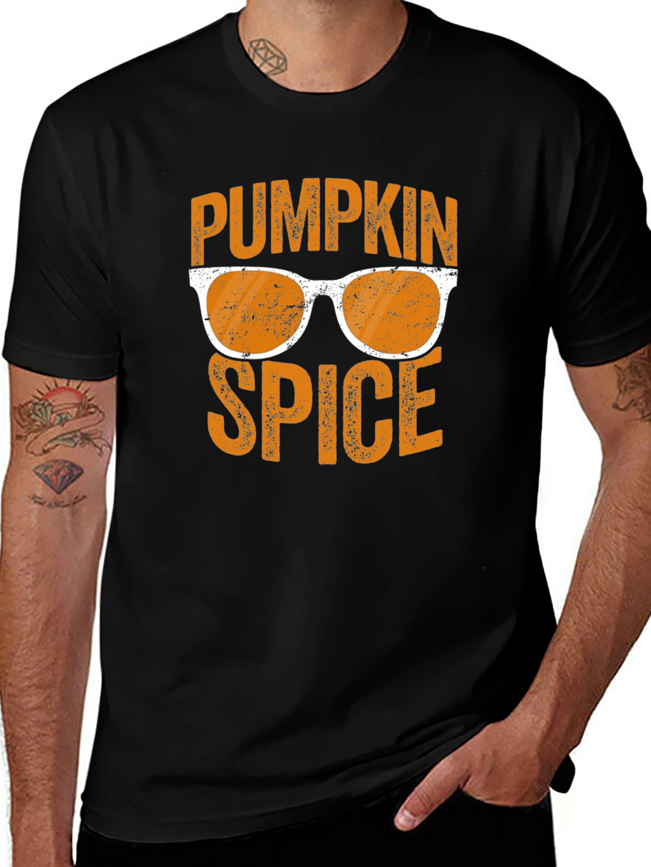 Variant 25 of Pumpkin Spice Sunglasses T-Shirt - Fall Vibes