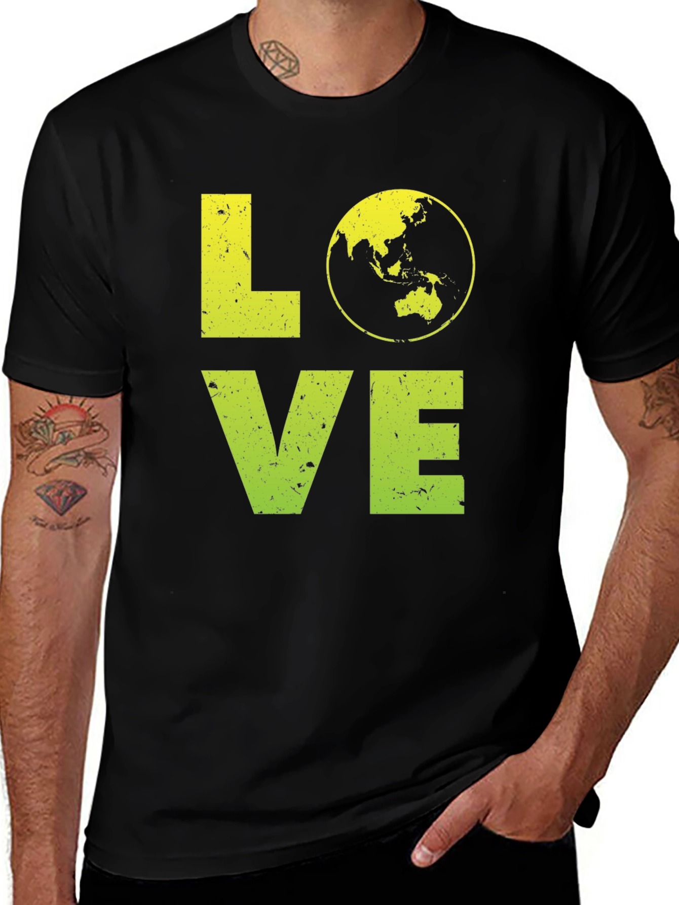 Variant 6 of Love Earth Graphic Tee - Sustainable Style