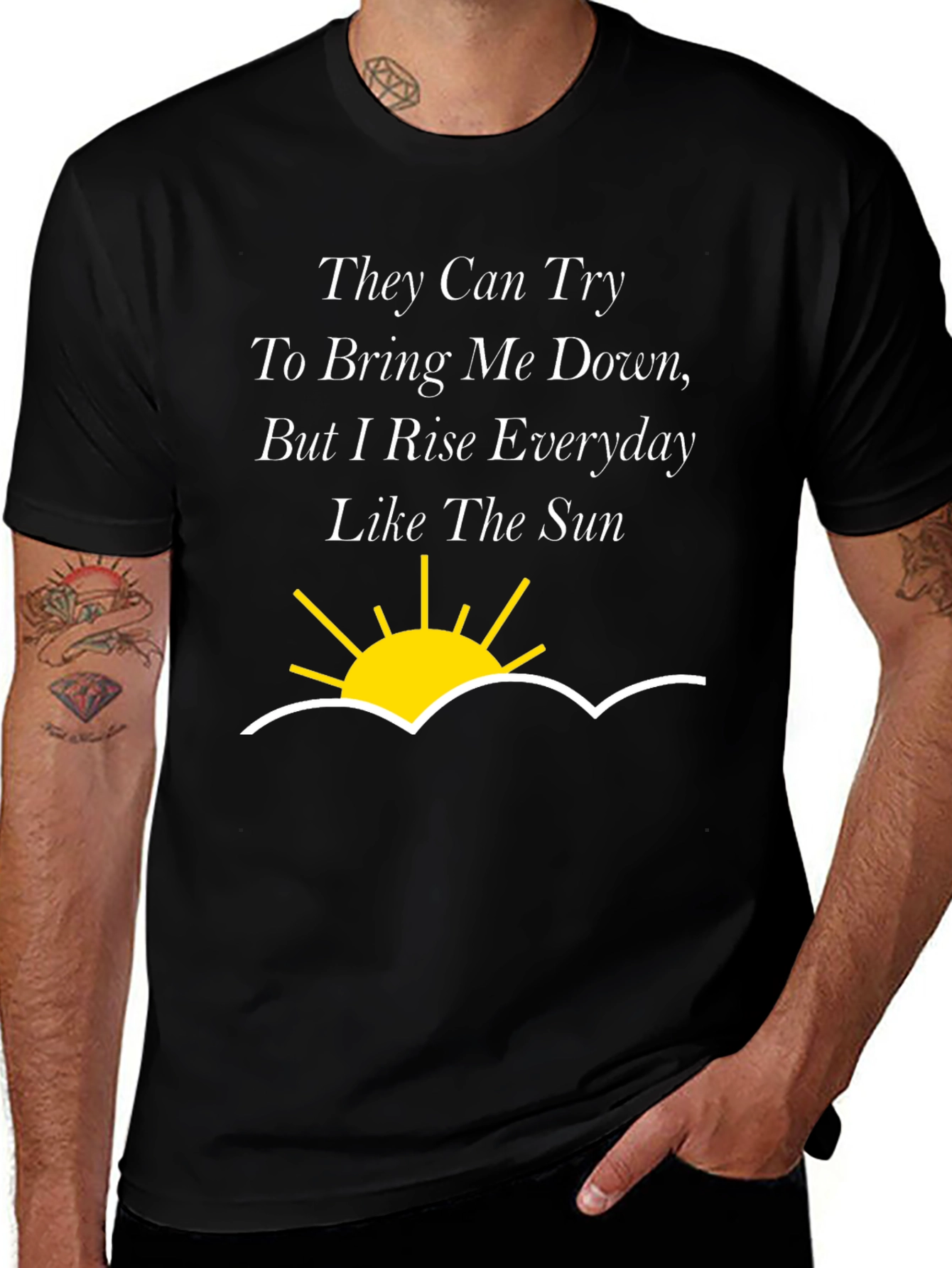 Variant 30 of Inspirational Sun Graphic T-Shirt