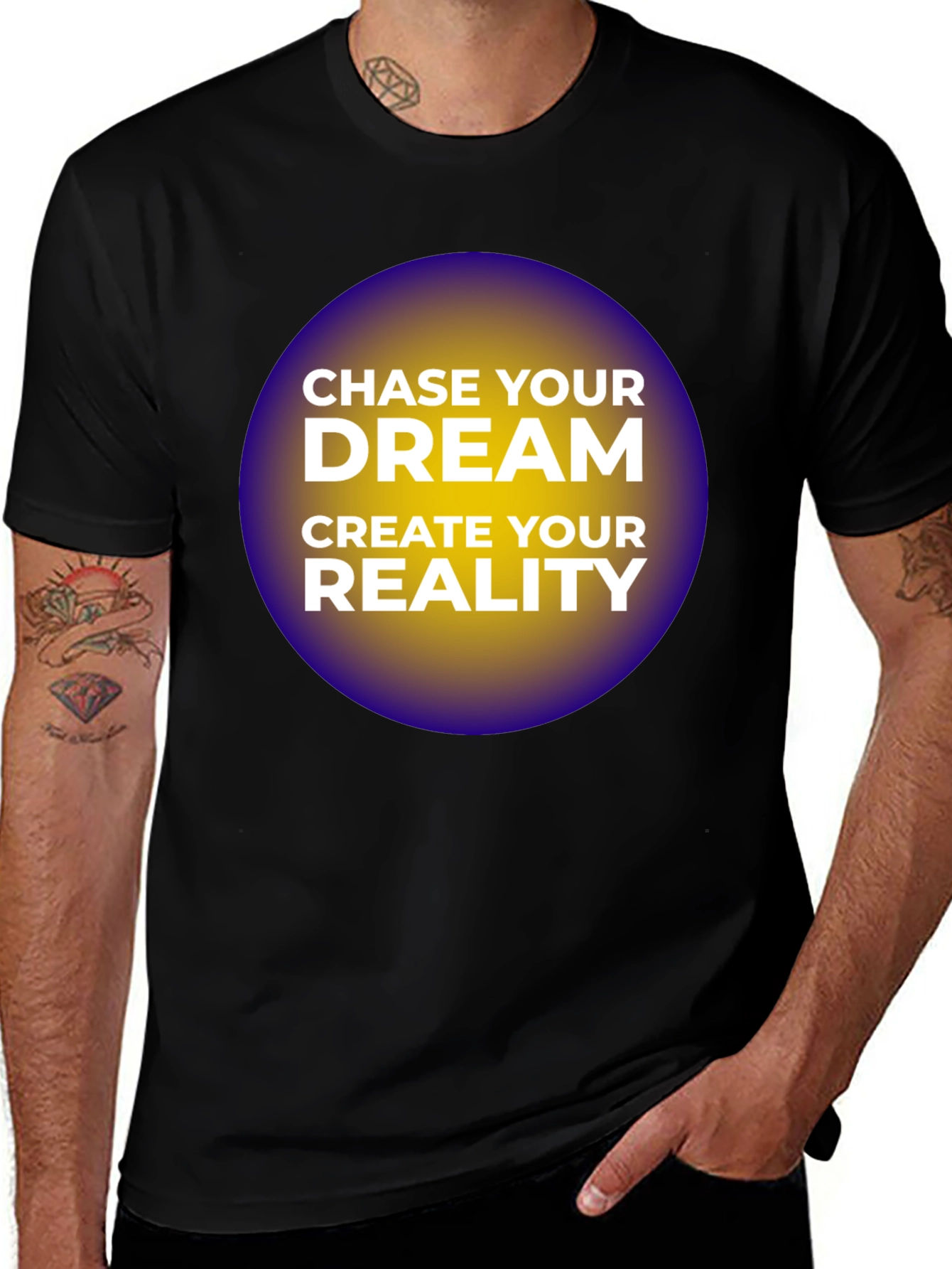 Variant 8 of Chase Your Dream T-Shirt - Motivational Graphic Tee