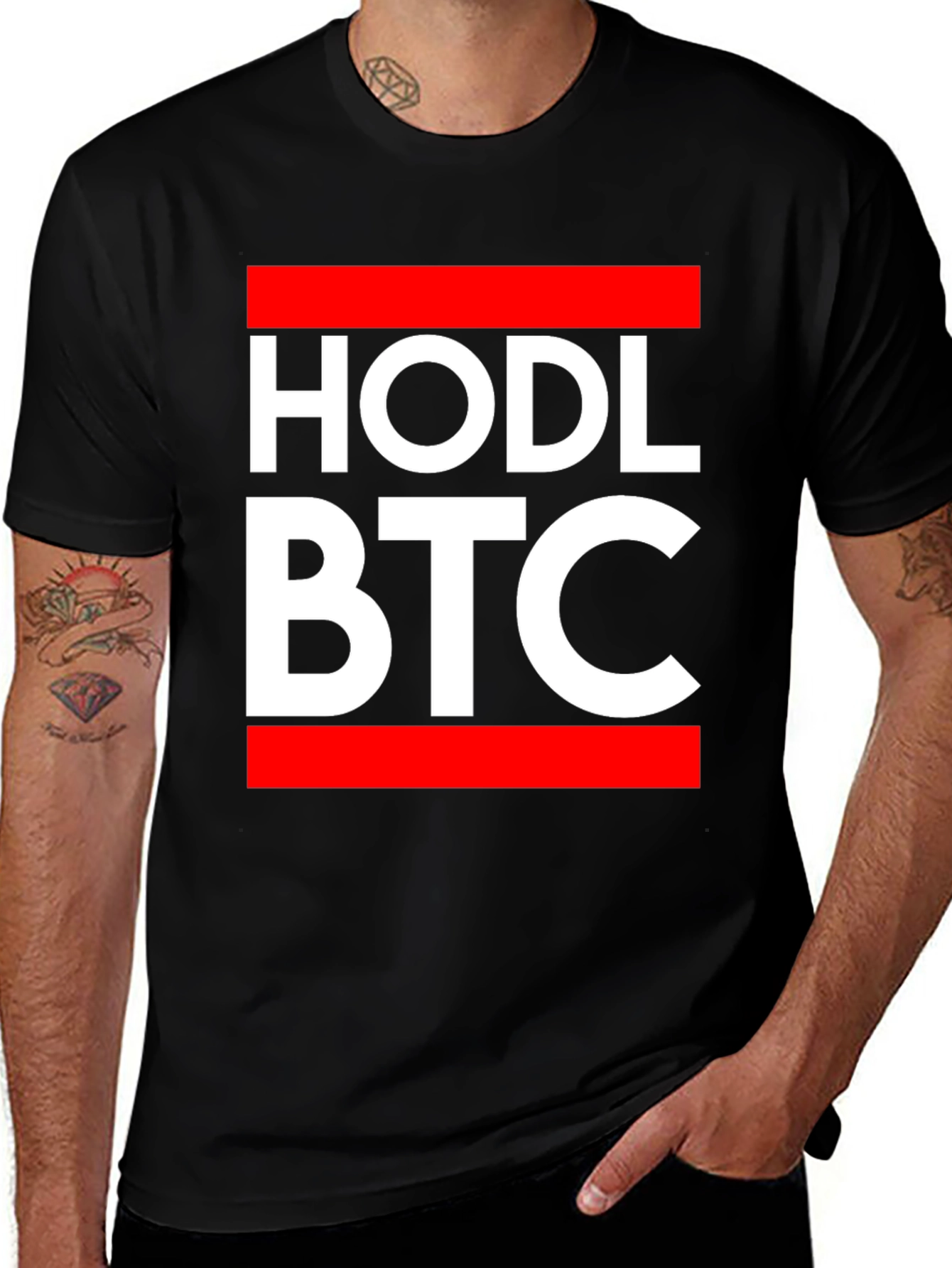 Variant 30 of HODL BTC Graphic Tee - Crypto Bitcoin T-Shirt