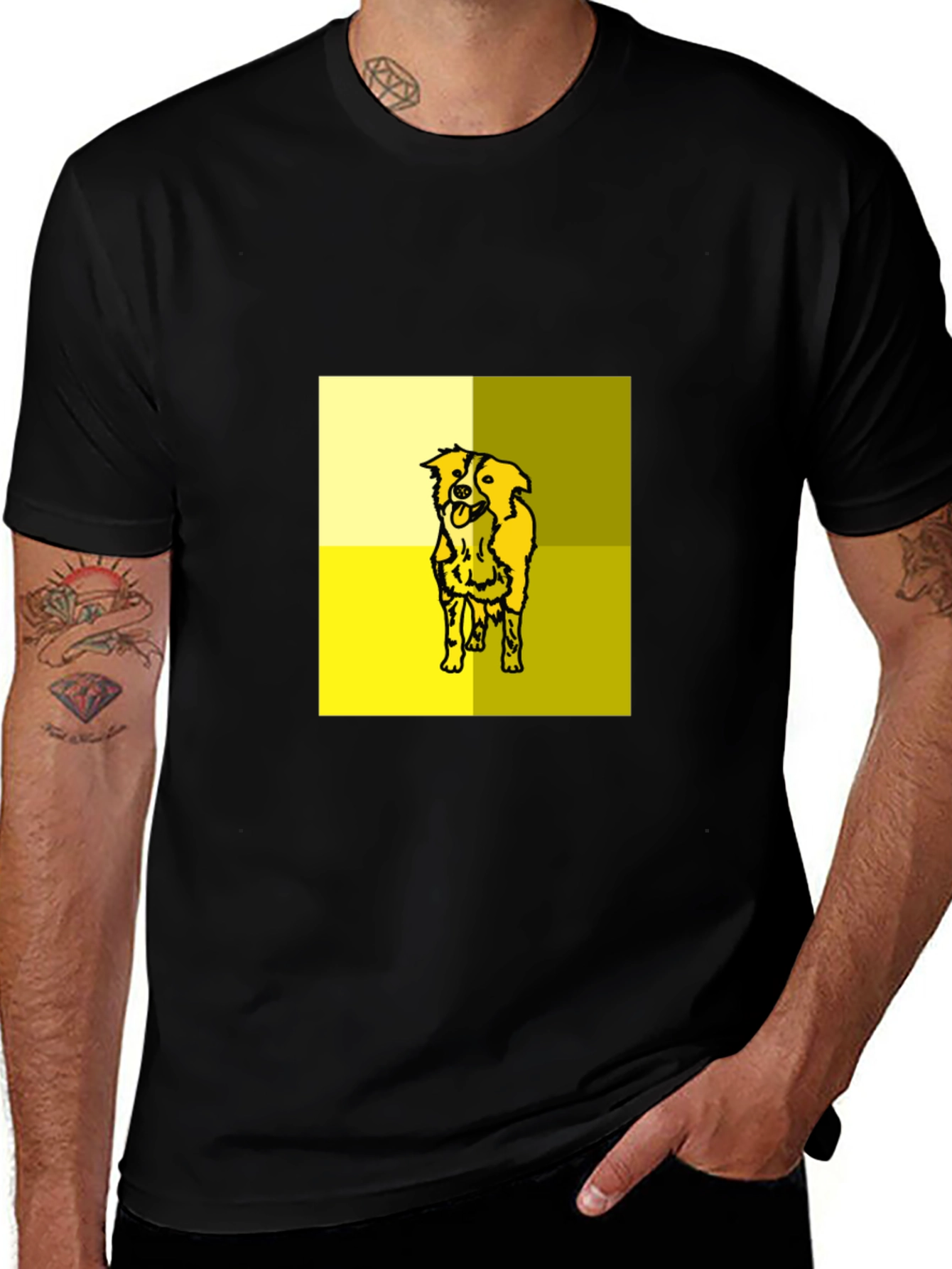 Variant 9 of Dog Graphic Tee - Modern Pet Lover T-Shirt