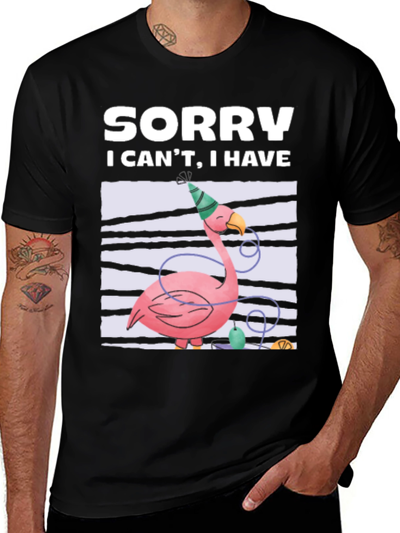 Variant 11 of Sorry, Flamingo Party T-Shirt