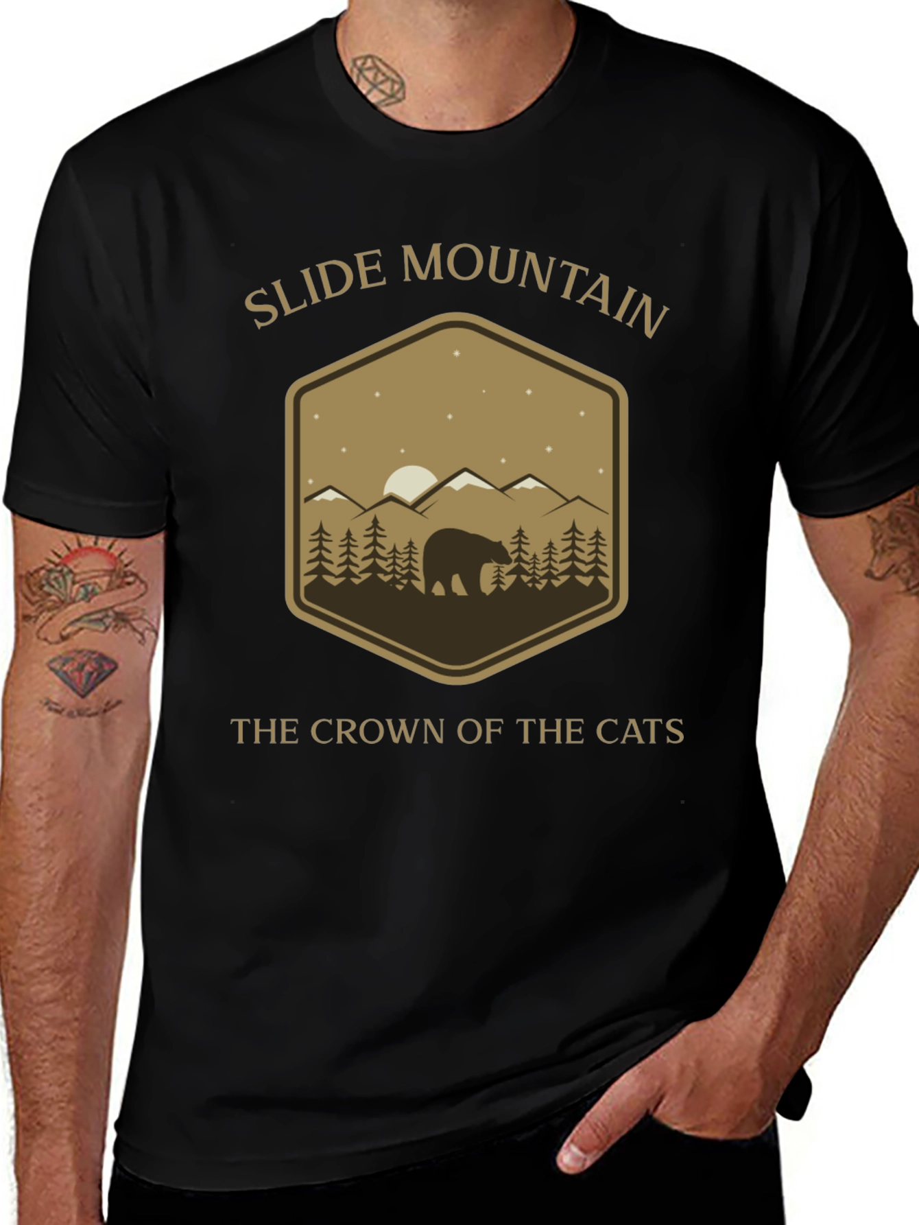 Slide Mountain Graphic Tee - Catskill Bear