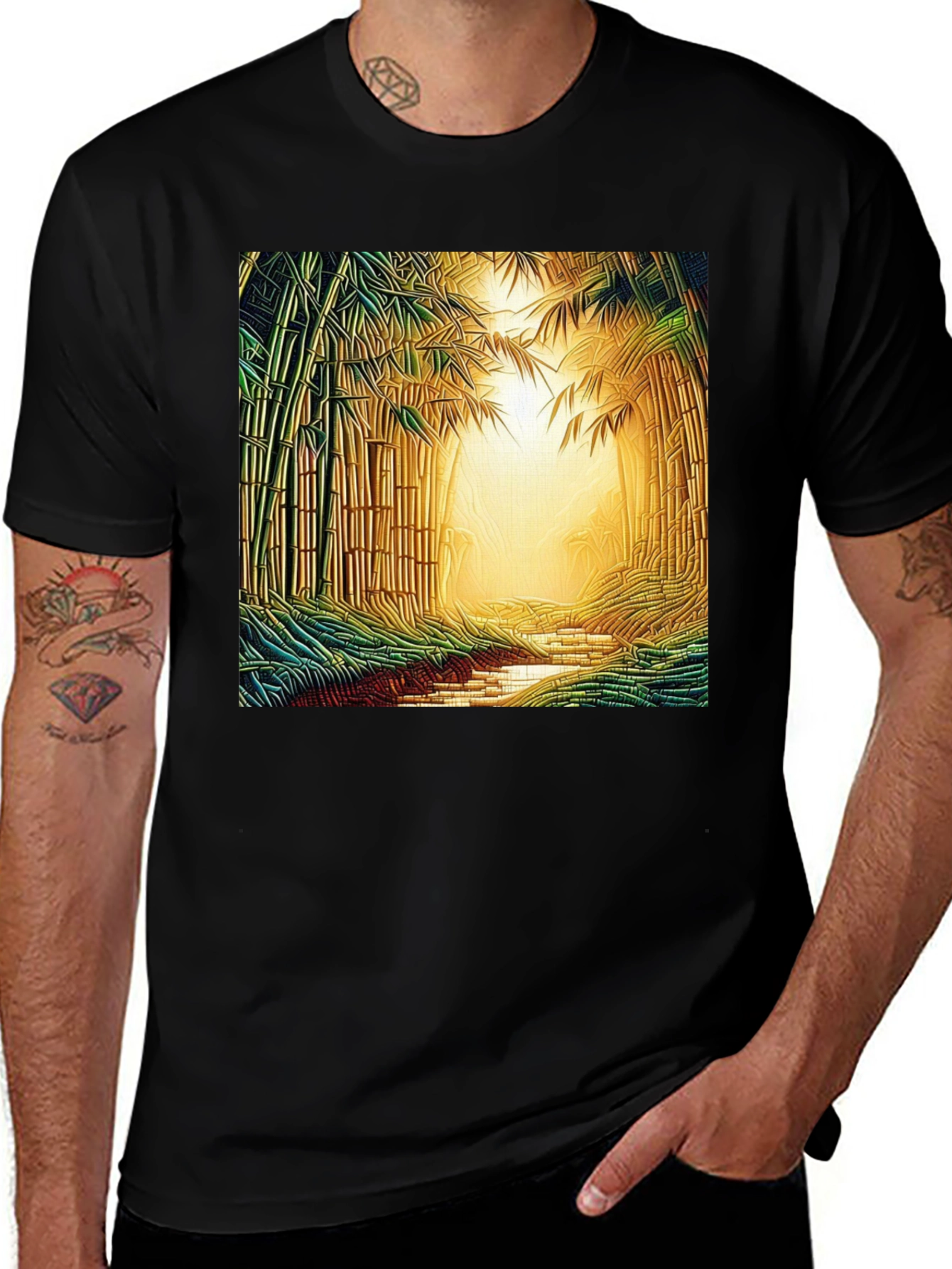 Variant 25 of Bamboo Forest T-Shirt