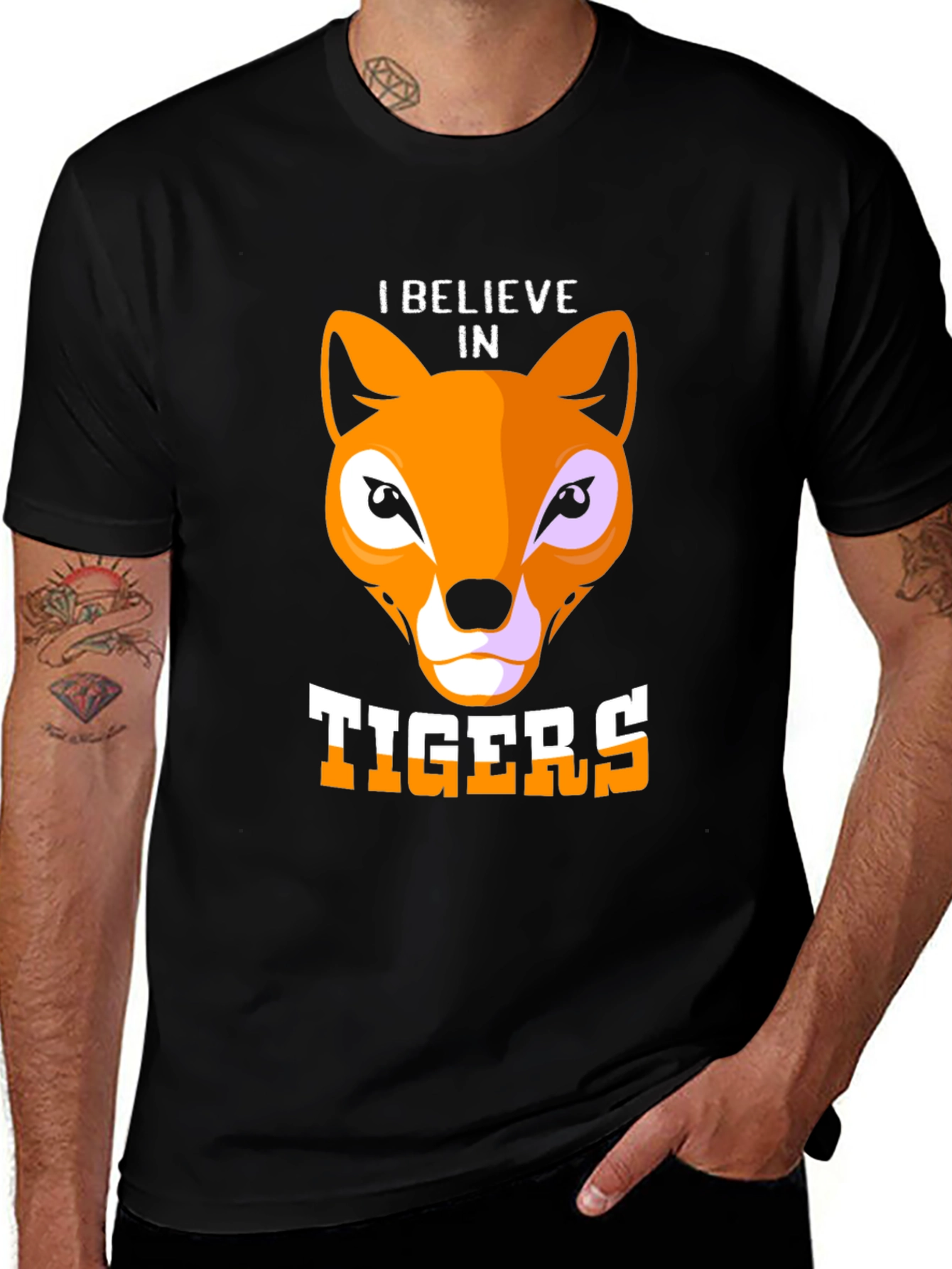 Variant 21 of I Believe in Tigers Graphic Tee