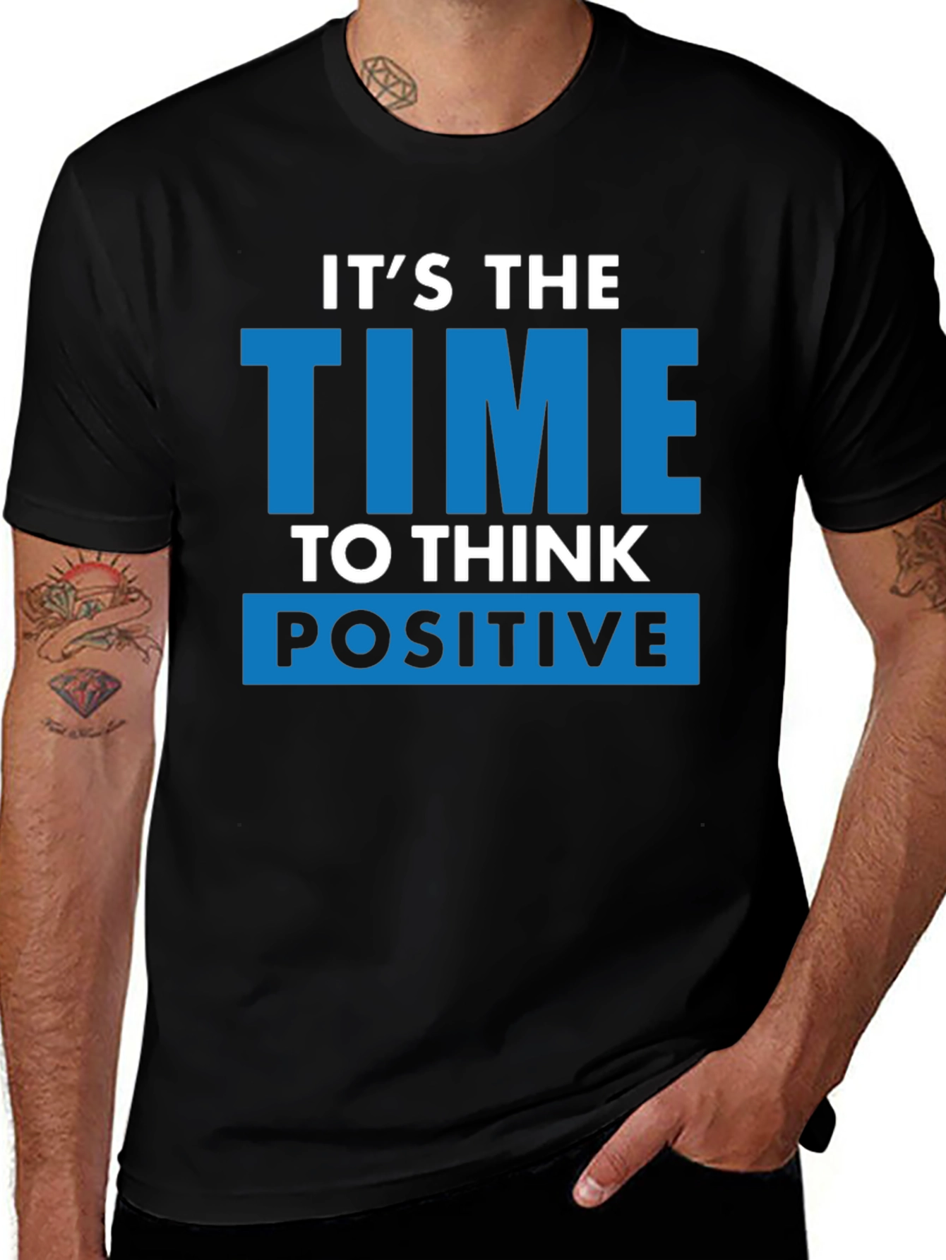 Think Positive T-Shirt | Inspiring Graphic Tee