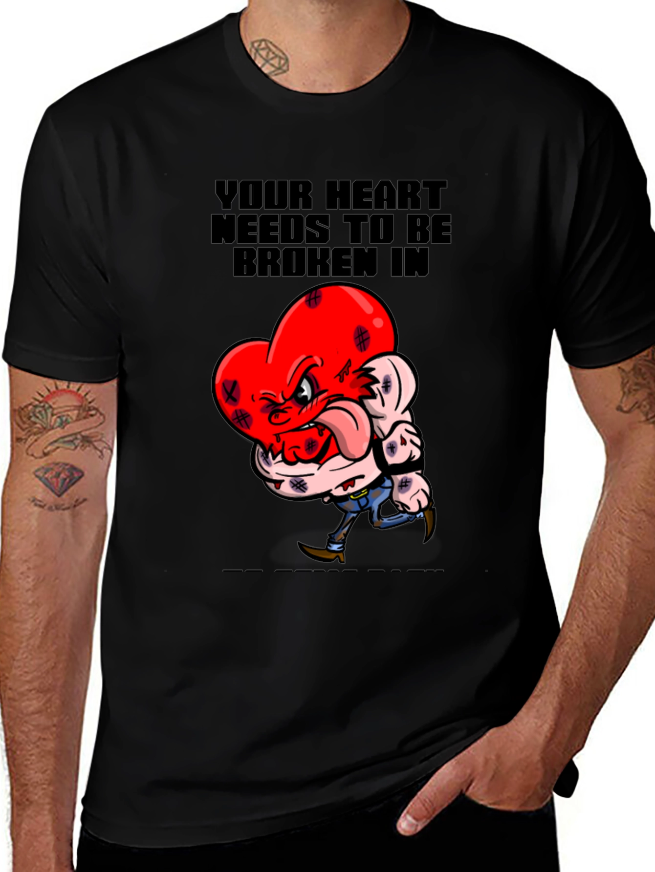 Variant 17 of Broken Heart Graphic T-Shirt