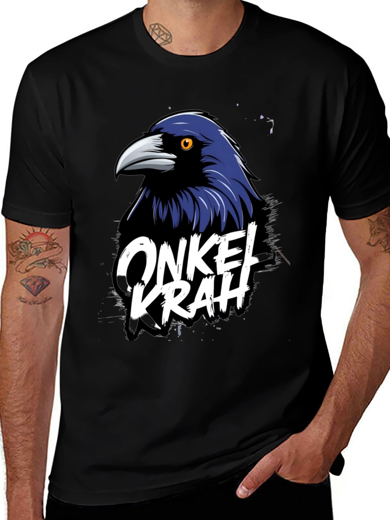 Variant 3 of Onkel Krah Crow Graphic T-Shirt
