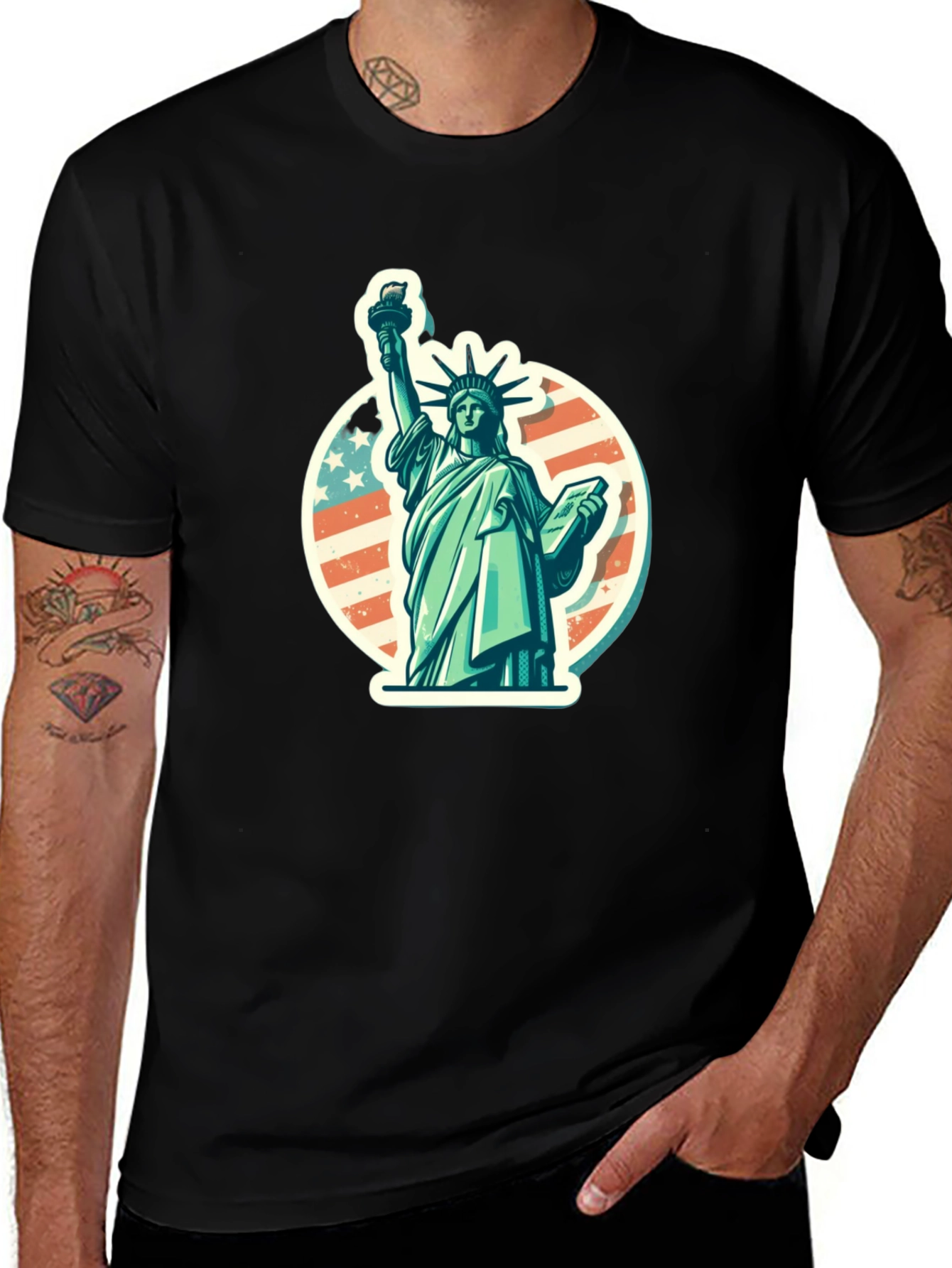 Variant 26 of Liberty USA Graphic Tee