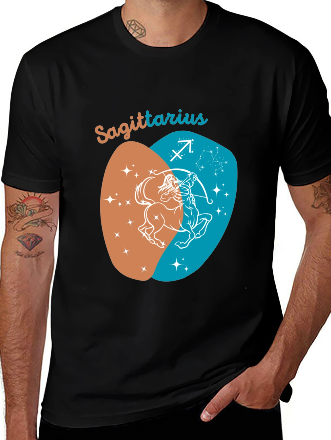 Sagittarius Zodiac T-Shirt: Centaur Archer Graphic Tee