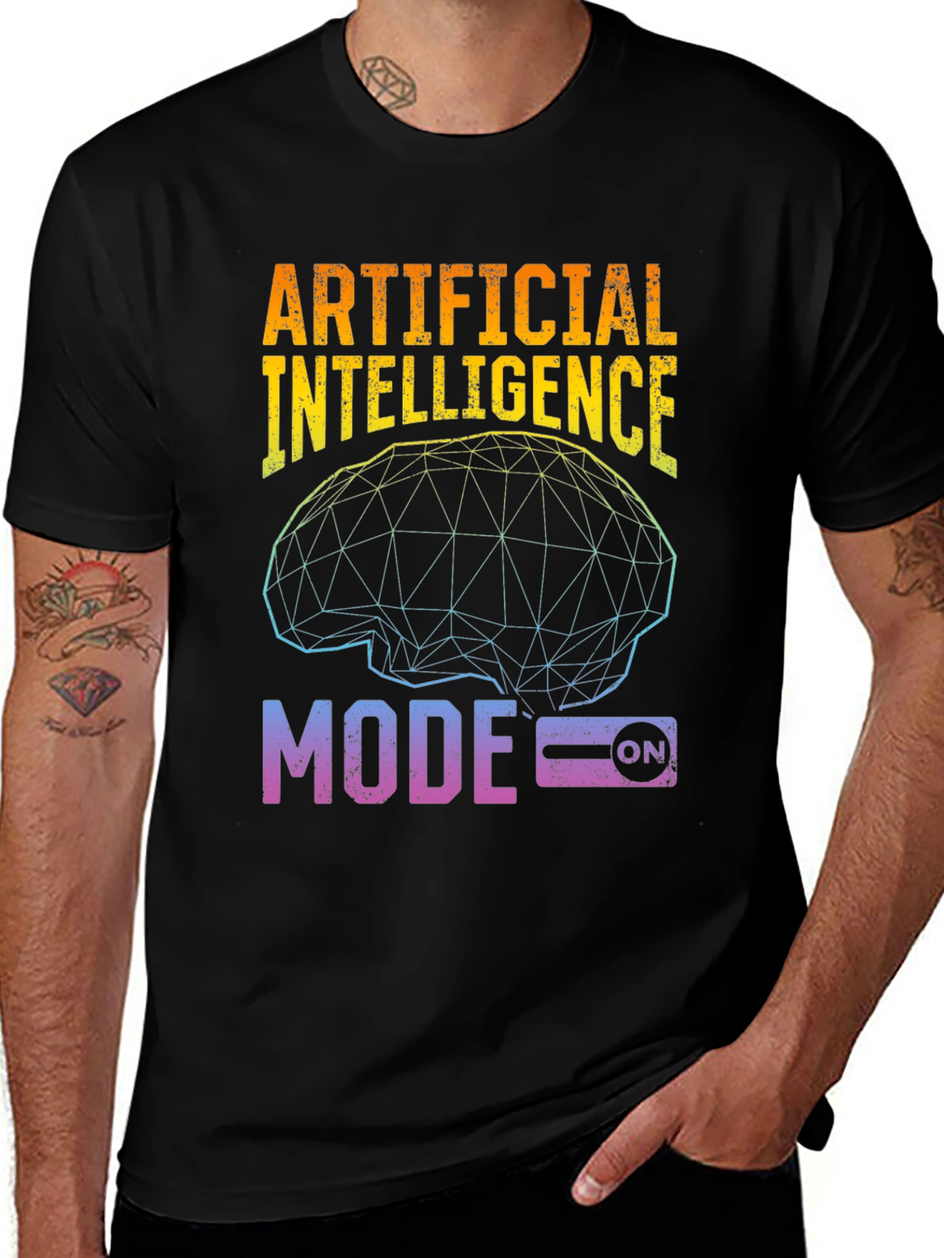 Artificial Intelligence Mode On Graphic Tee