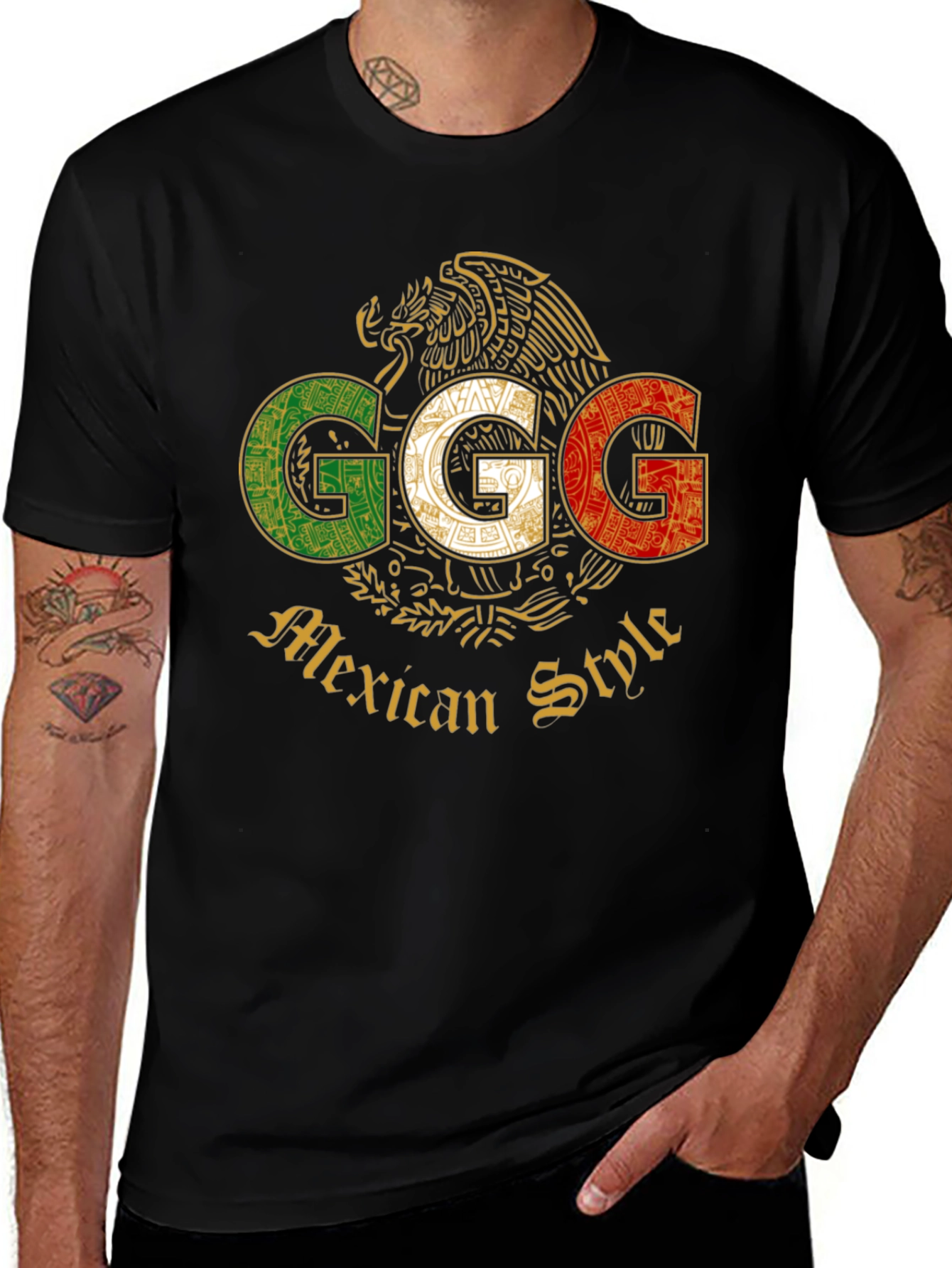 GGG Mexican Style Black T-Shirt