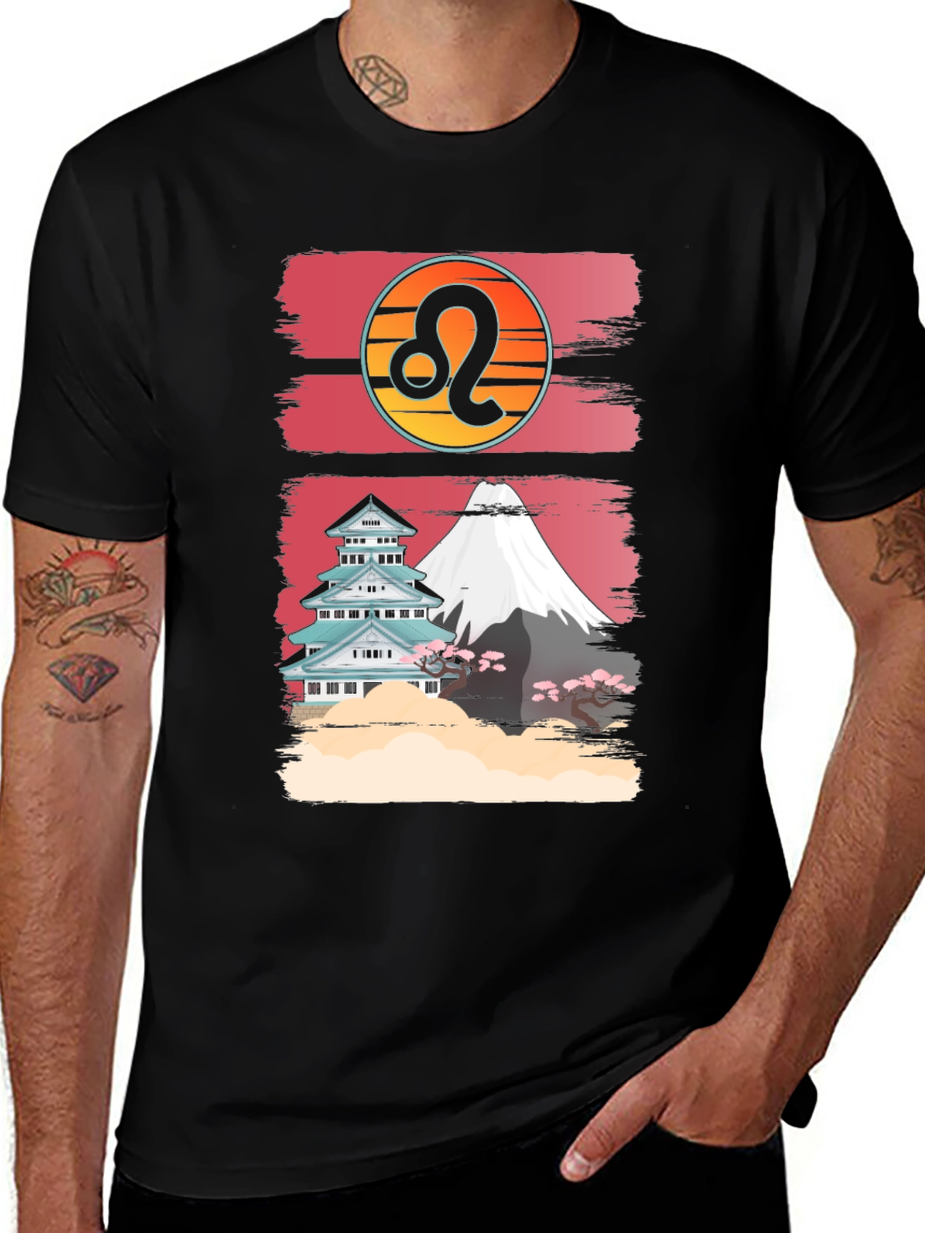 Variant 30 of Leo Zodiac Japan Style T-Shirt