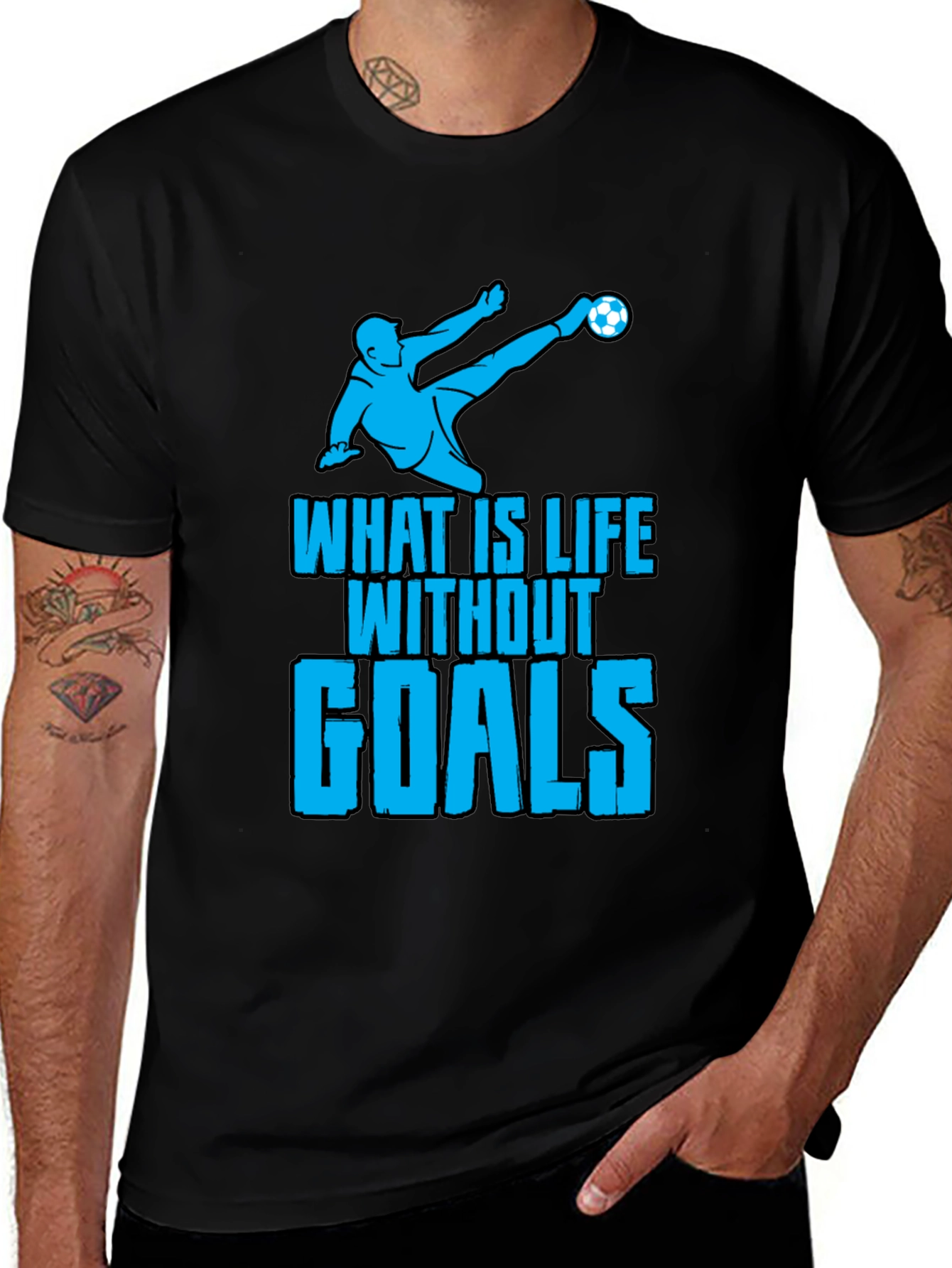 Variant 22 of What is Life Without Goals Graphic T-Shirt