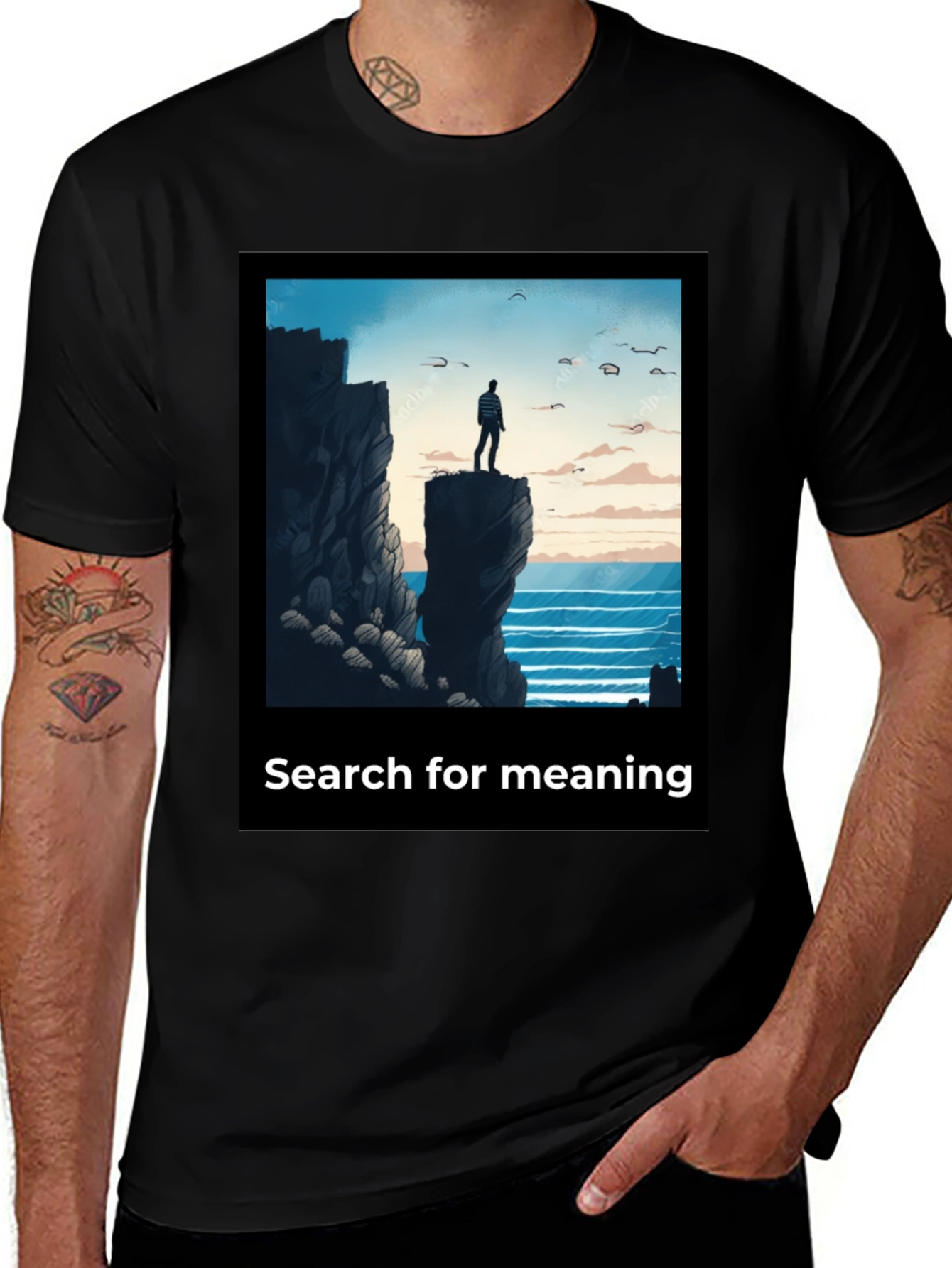 Variant 9 of Search for Meaning Graphic T-Shirt
