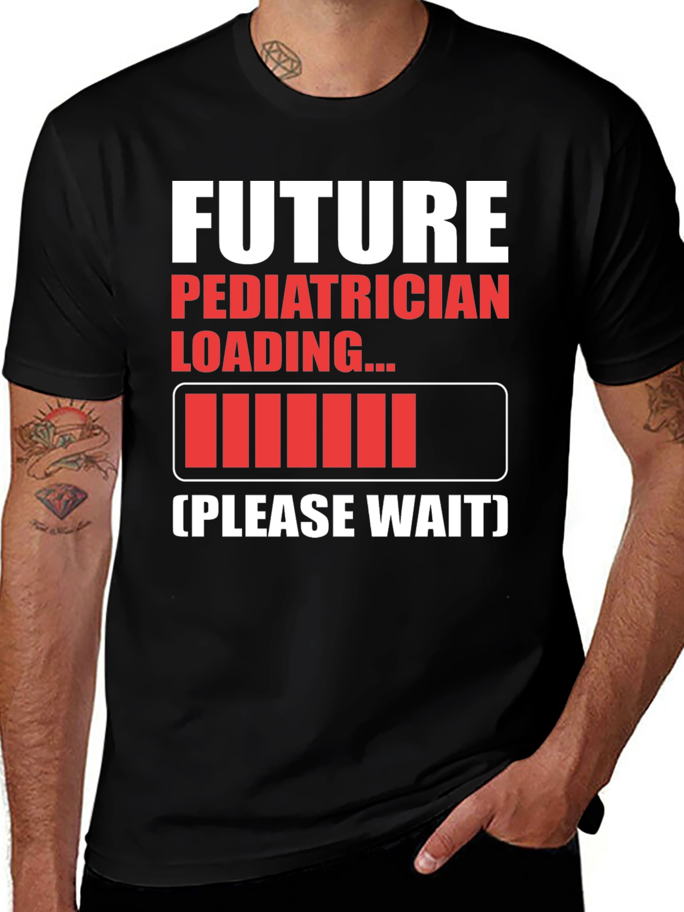 Variant 12 of Future Pediatrician Loading Funny T-Shirt