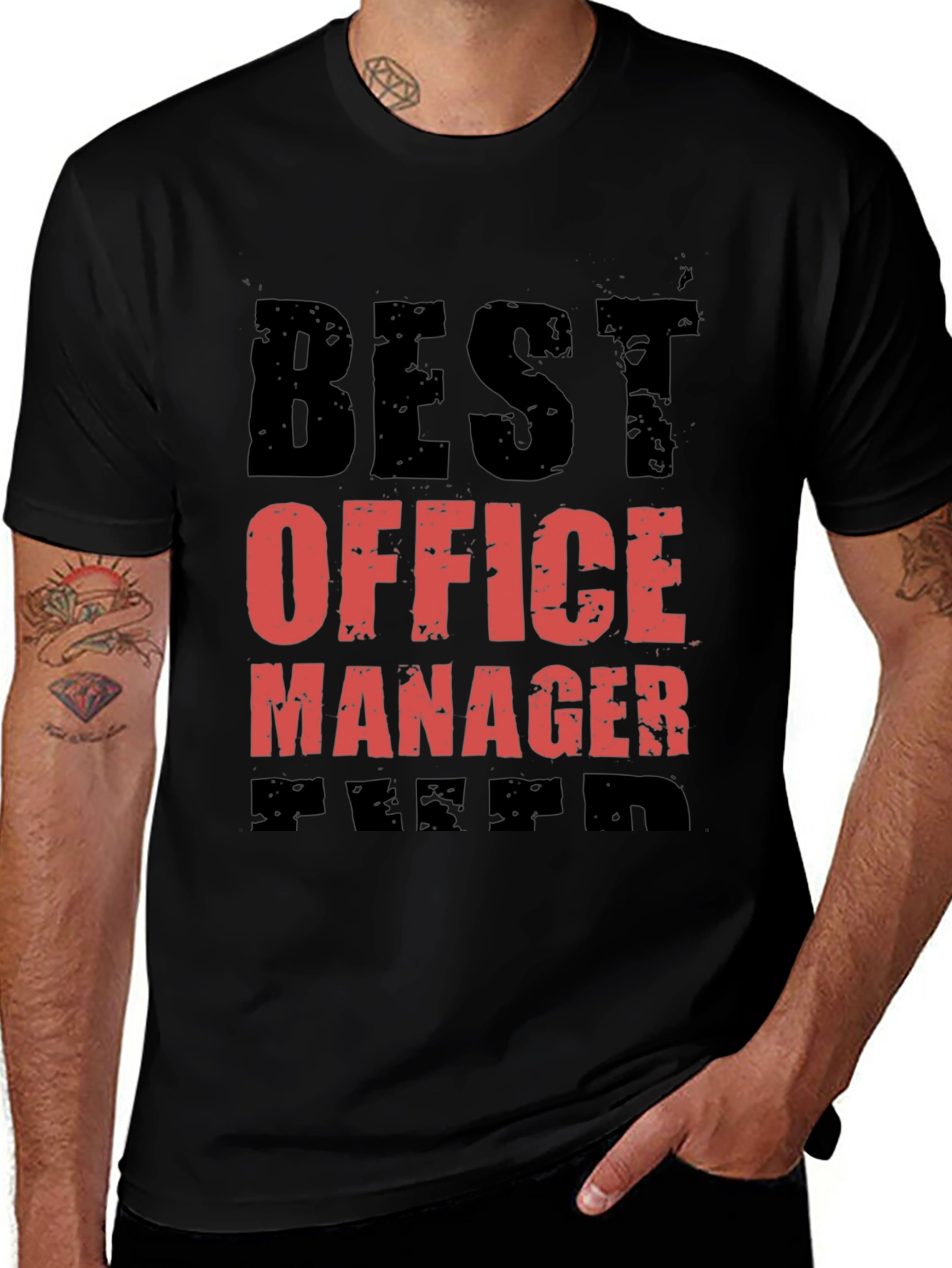 Variant 5 of Best Office Manager Ever Graphic Tee