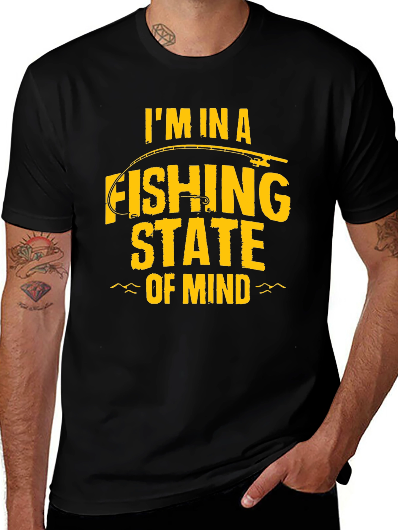Variant 30 of Fishing State of Mind Graphic Tee