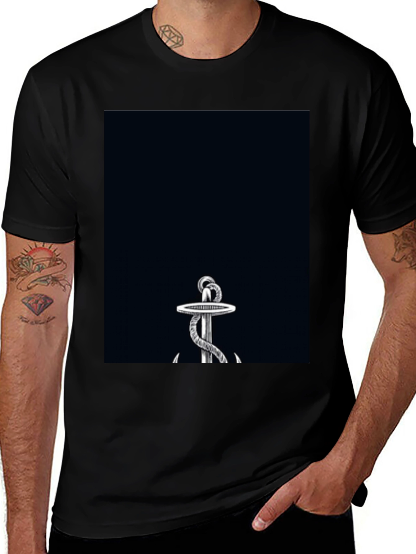 Variant 28 of Anchor Graphic Black T-Shirt