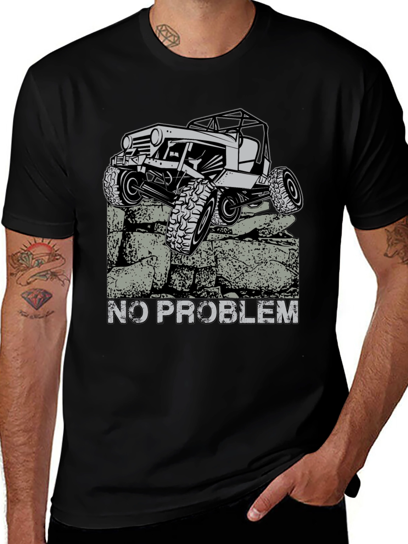 Variant 15 of No Problem Off-Roading T-Shirt