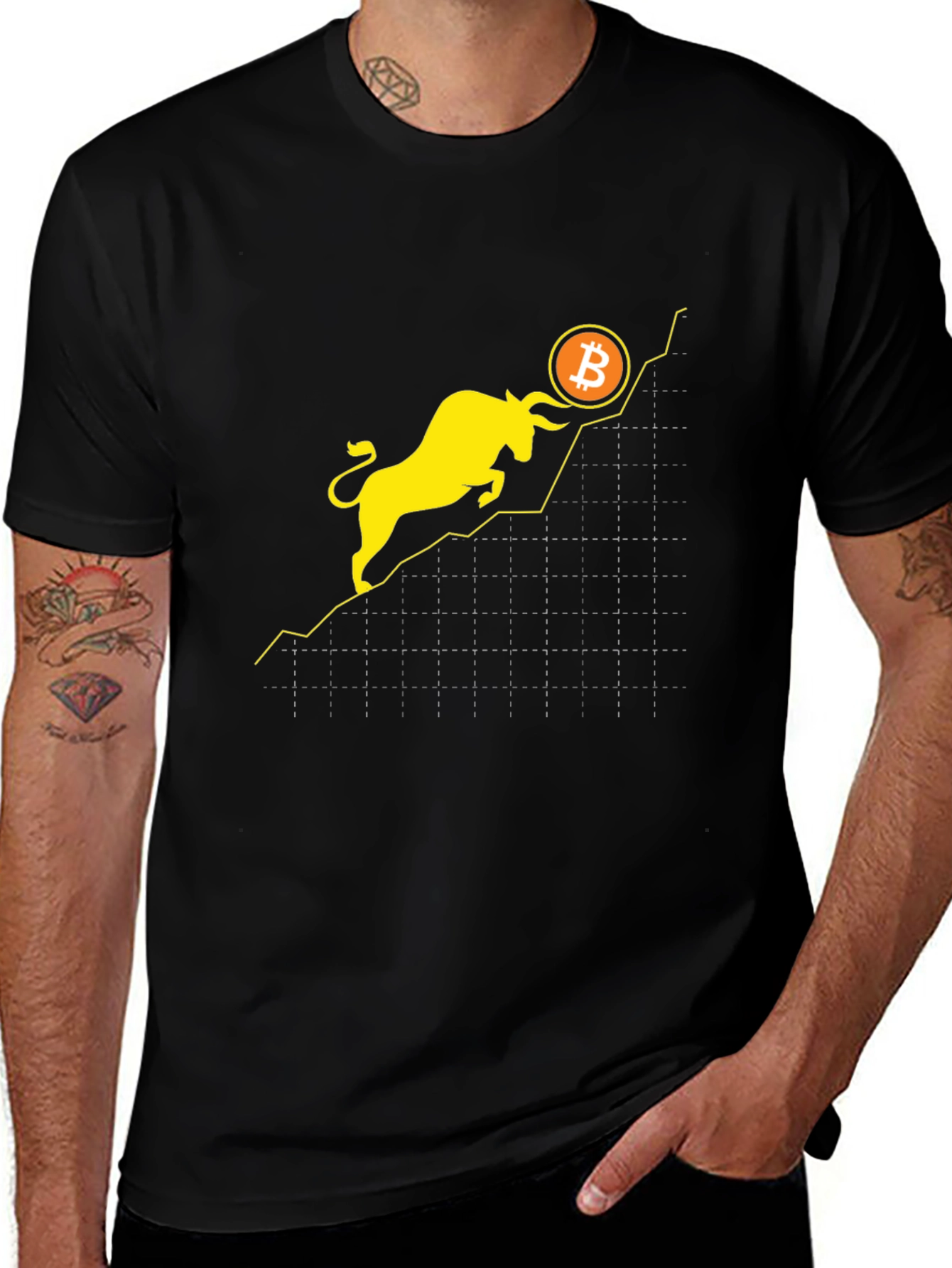 Variant 8 of Bitcoin Bull Run T-Shirt - Crypto Investor Tee