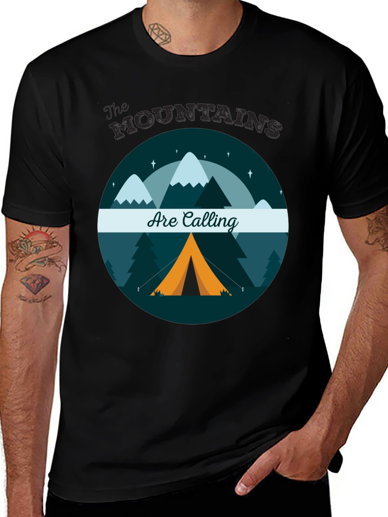 Black Mountains Are Calling T-Shirt main image
