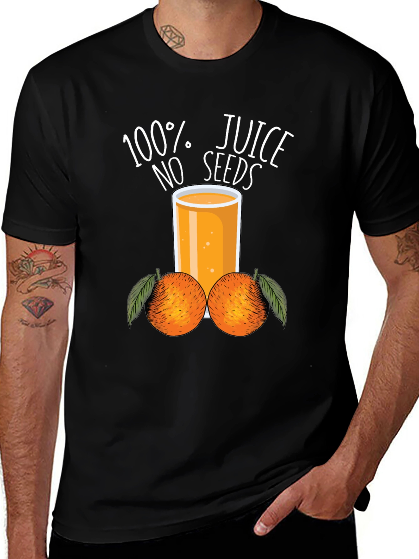 Variant 16 of 100% Juice No Seeds Graphic Tee