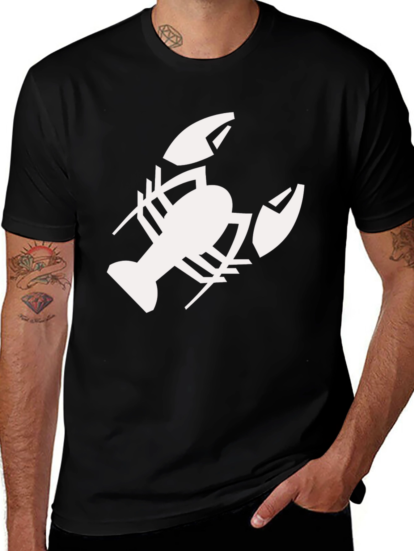 Variant 23 of Lobster Graphic Tee - Stylish & Comfortable
