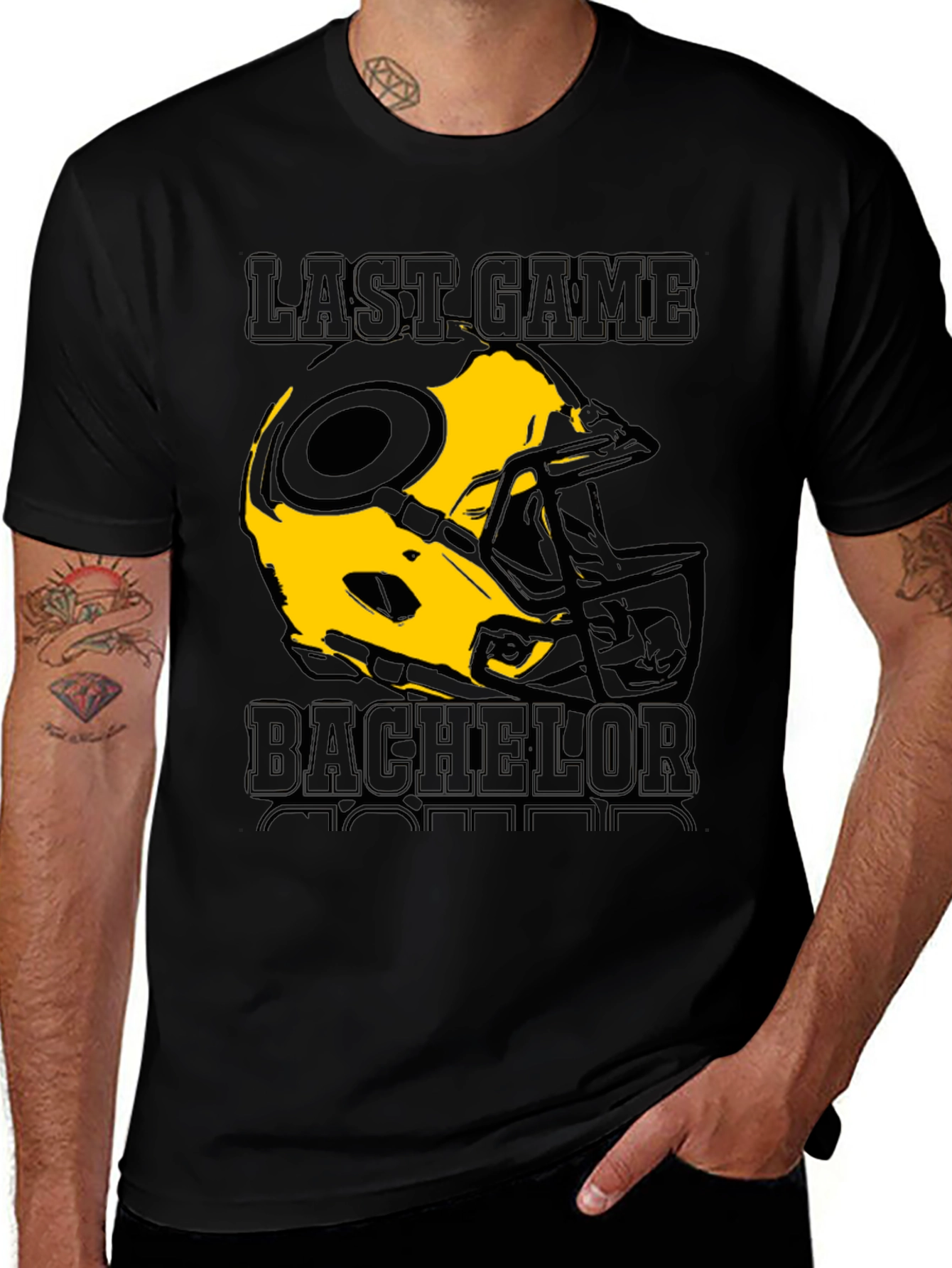 Variant 5 of Last Game Bachelor T-Shirt