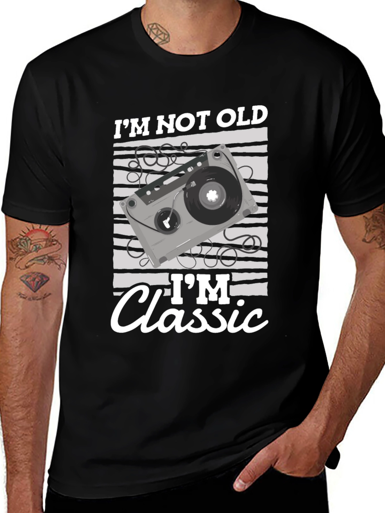 Variant 26 of I'm Not Old I'm Classic Cassette Tape T-Shirt