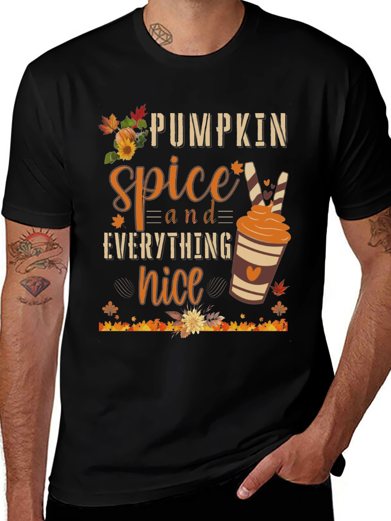 Variant 12 of Pumpkin Spice Everything Nice Fall T-Shirt